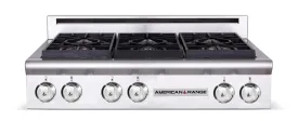 American Range GASSEALEDBURNERLEGEND36 Legend 36 Inch Cuisine Rangetop