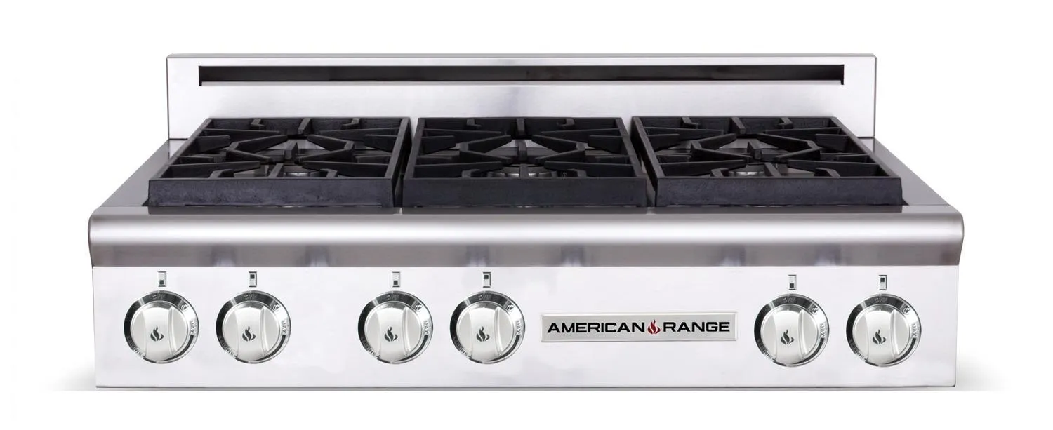 American Range GASSEALEDBURNERLEGEND36 Legend 36 Inch Cuisine Rangetop