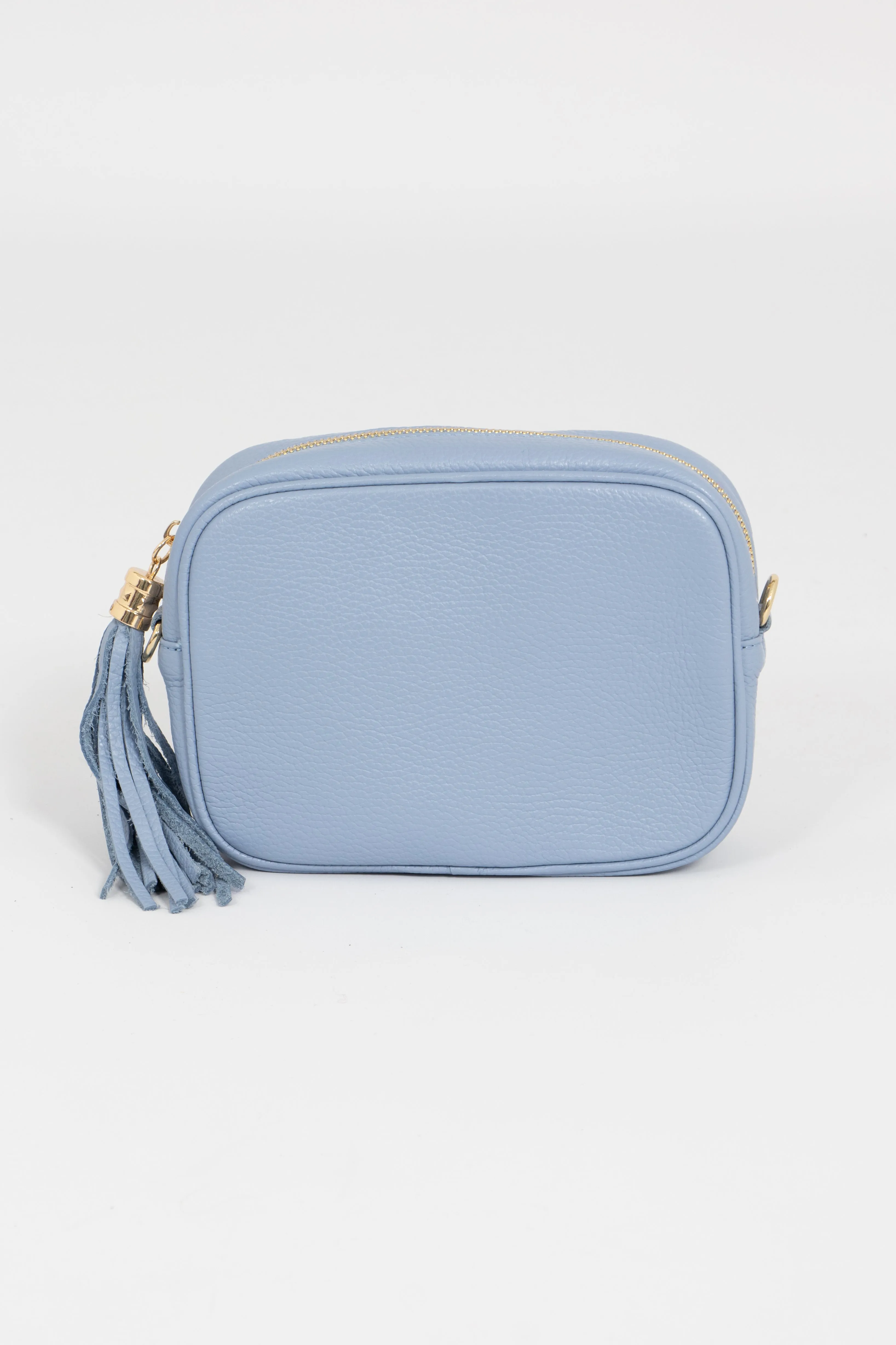 Beau Crossbody Bag - Azure Blue, Pebbled