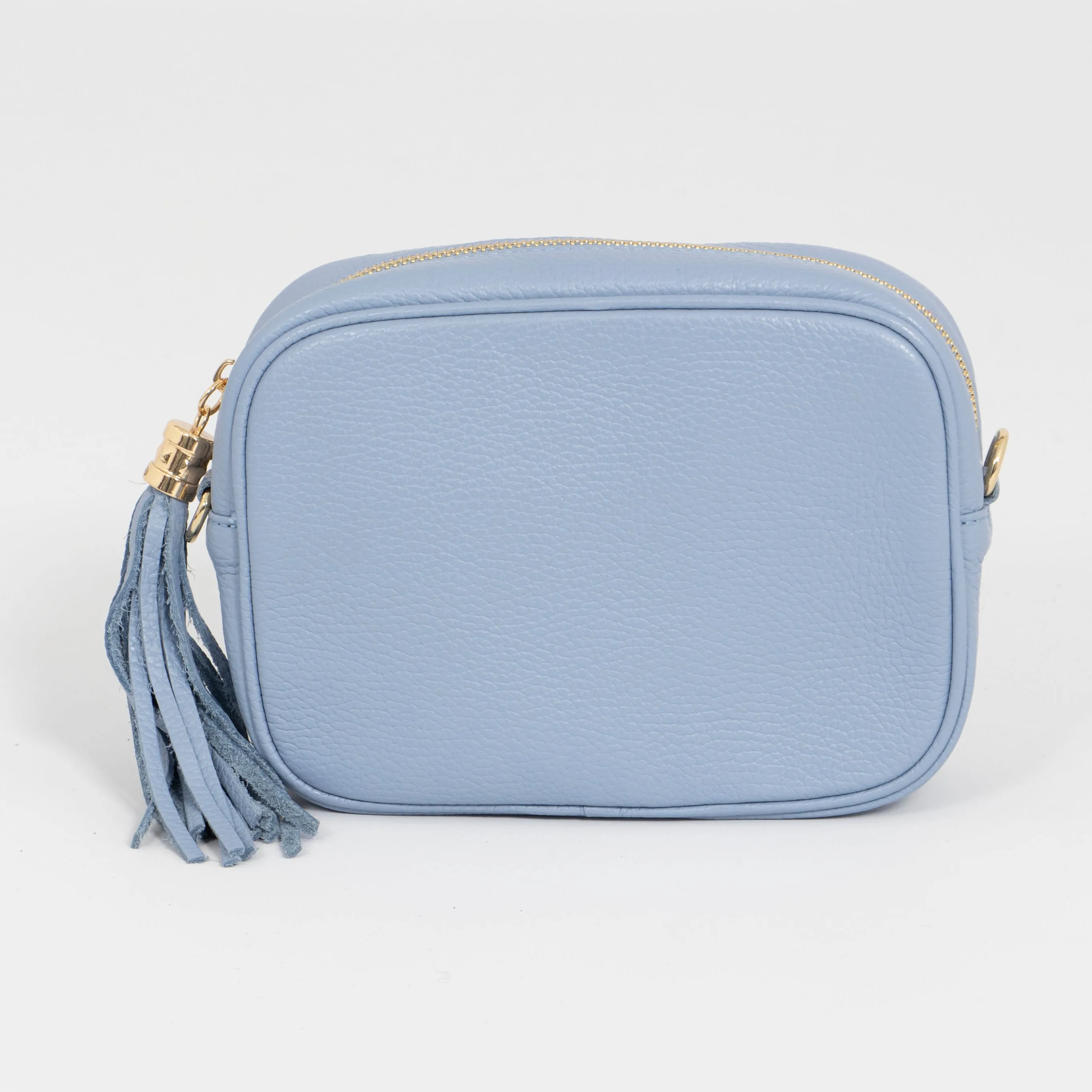 Beau Crossbody Bag - Azure Blue, Pebbled