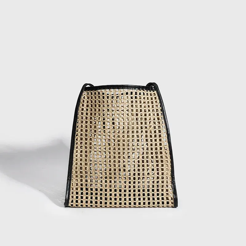 Bohemian Straw Tote Braided Beach Bags