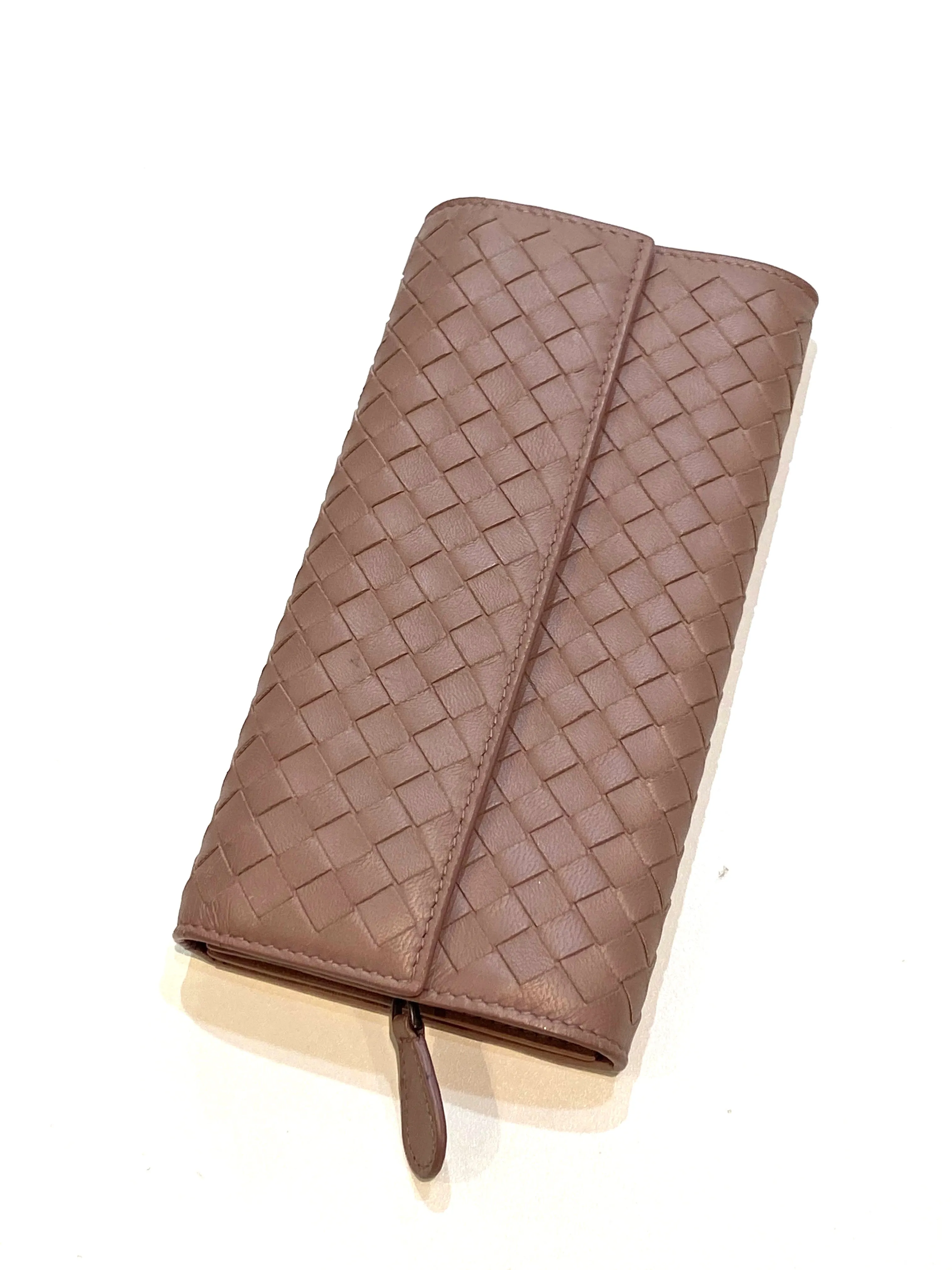 BOTTEGA VENETA INTRECCIATO LEATHER WALLET