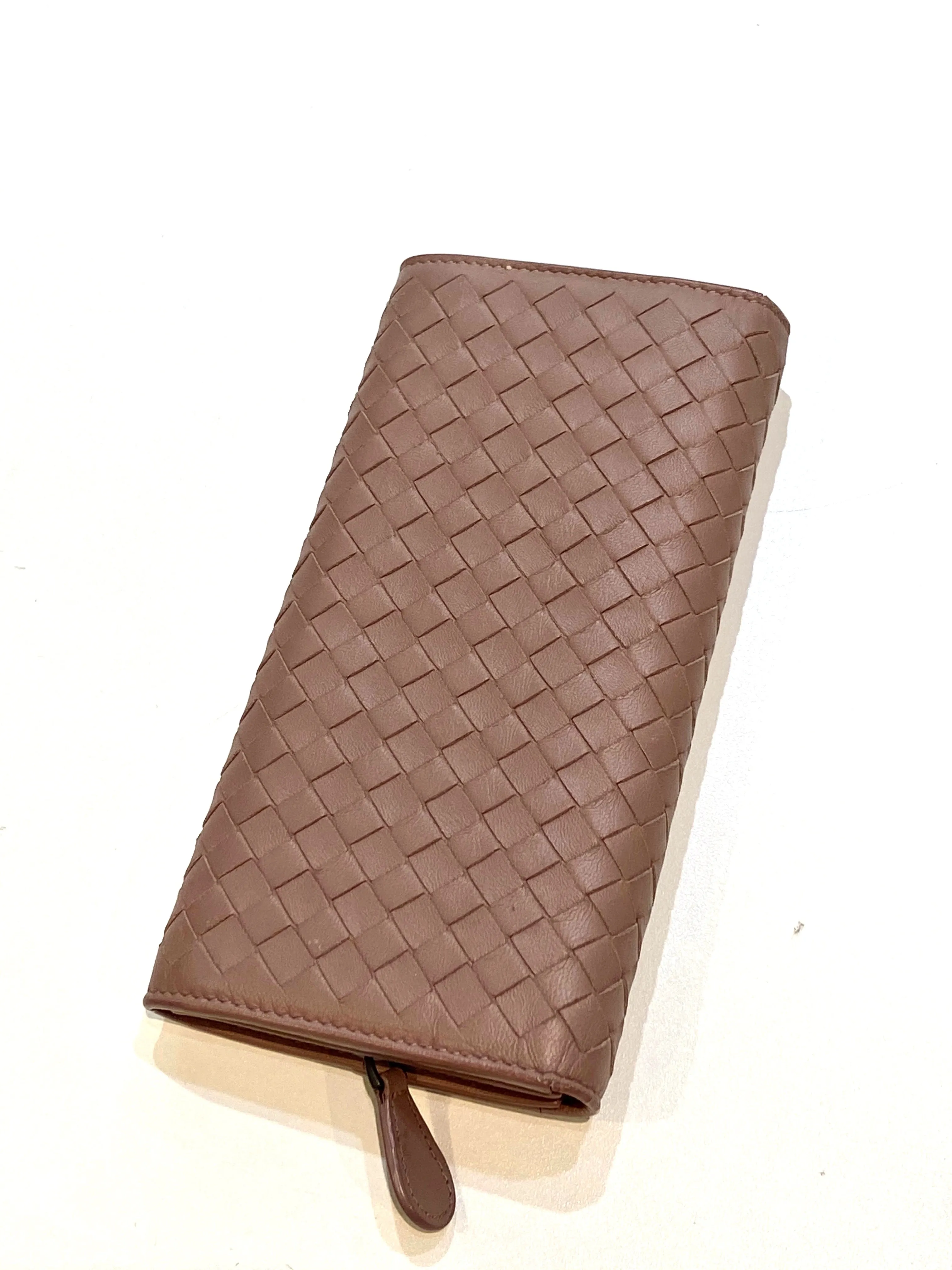 BOTTEGA VENETA INTRECCIATO LEATHER WALLET