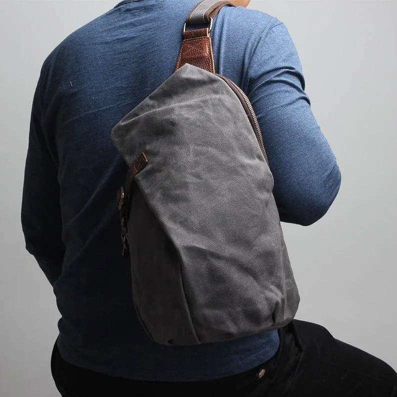 Canvas Anti-theft Crossbody Bag