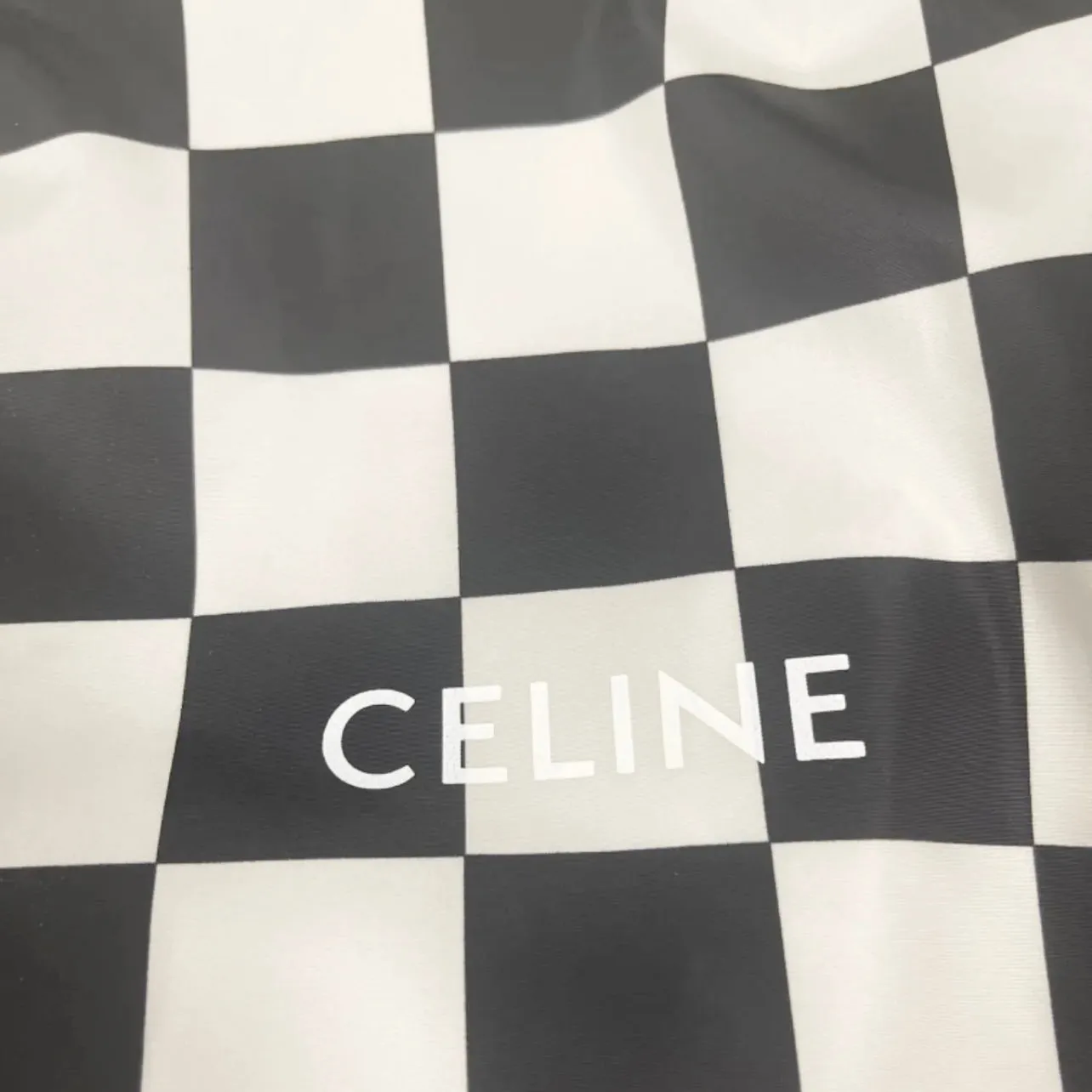 CELINE 21AW Checker zip up nylon blouson