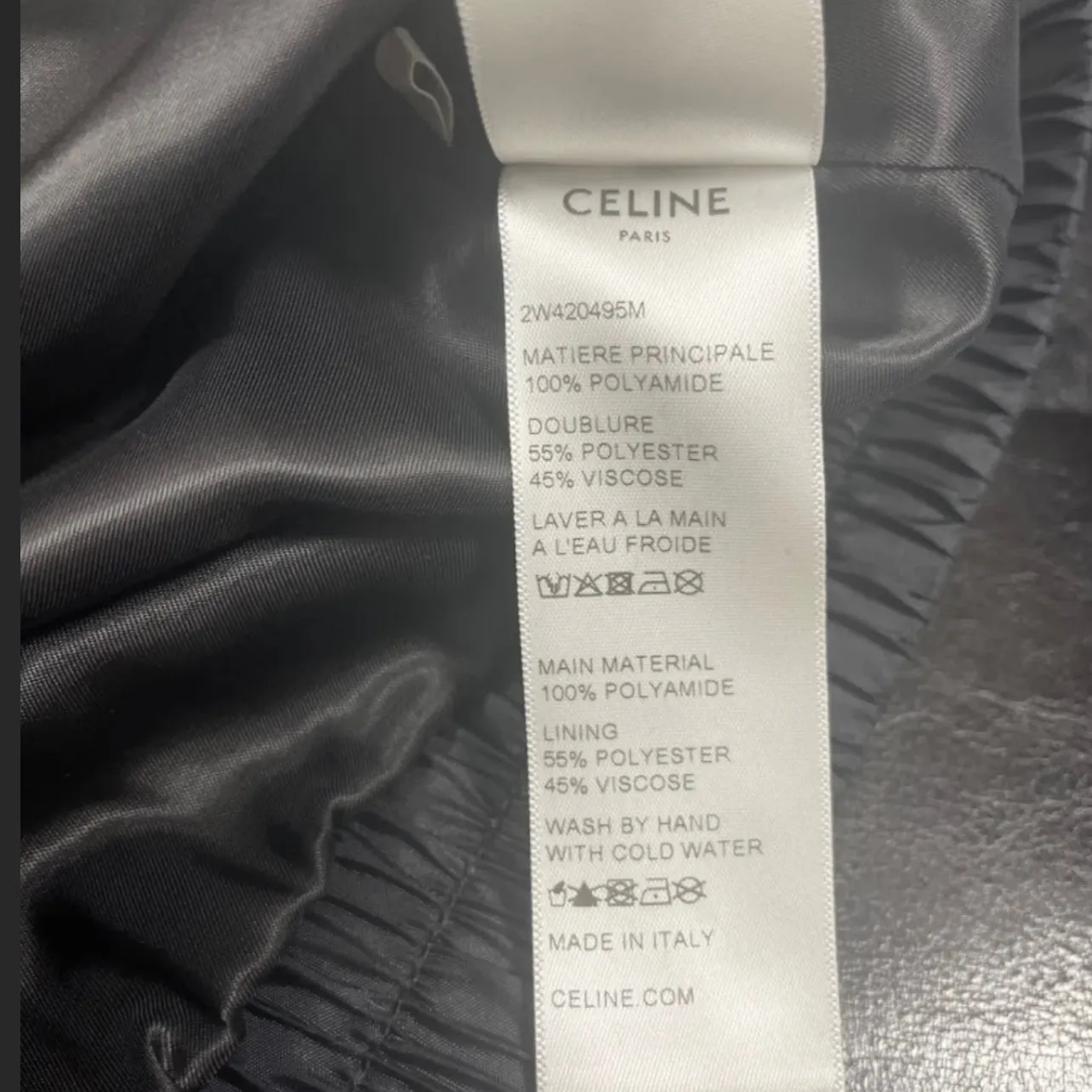 CELINE 21AW Checker zip up nylon blouson