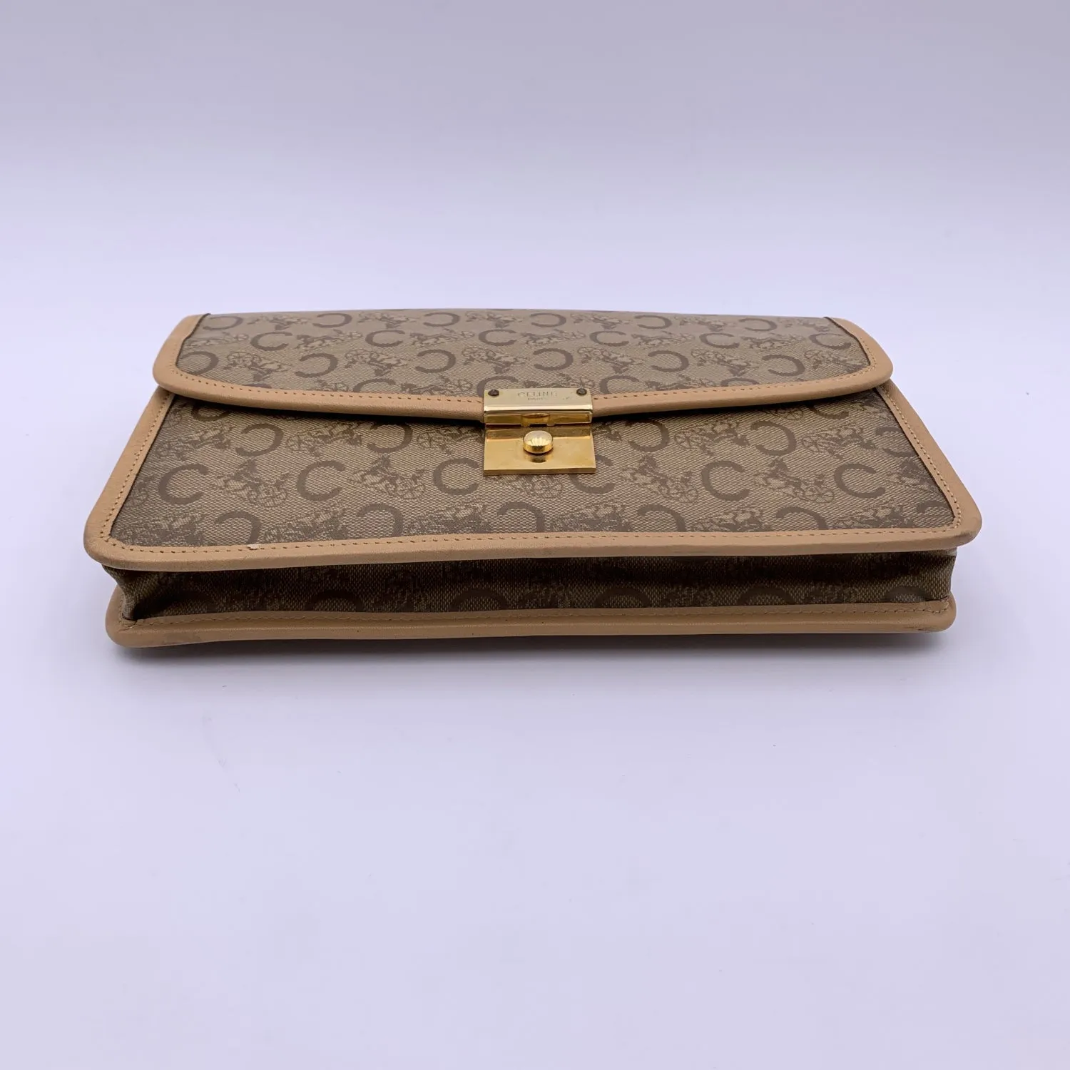 CELINE Celine Clutch Bag Vintage C Macadam