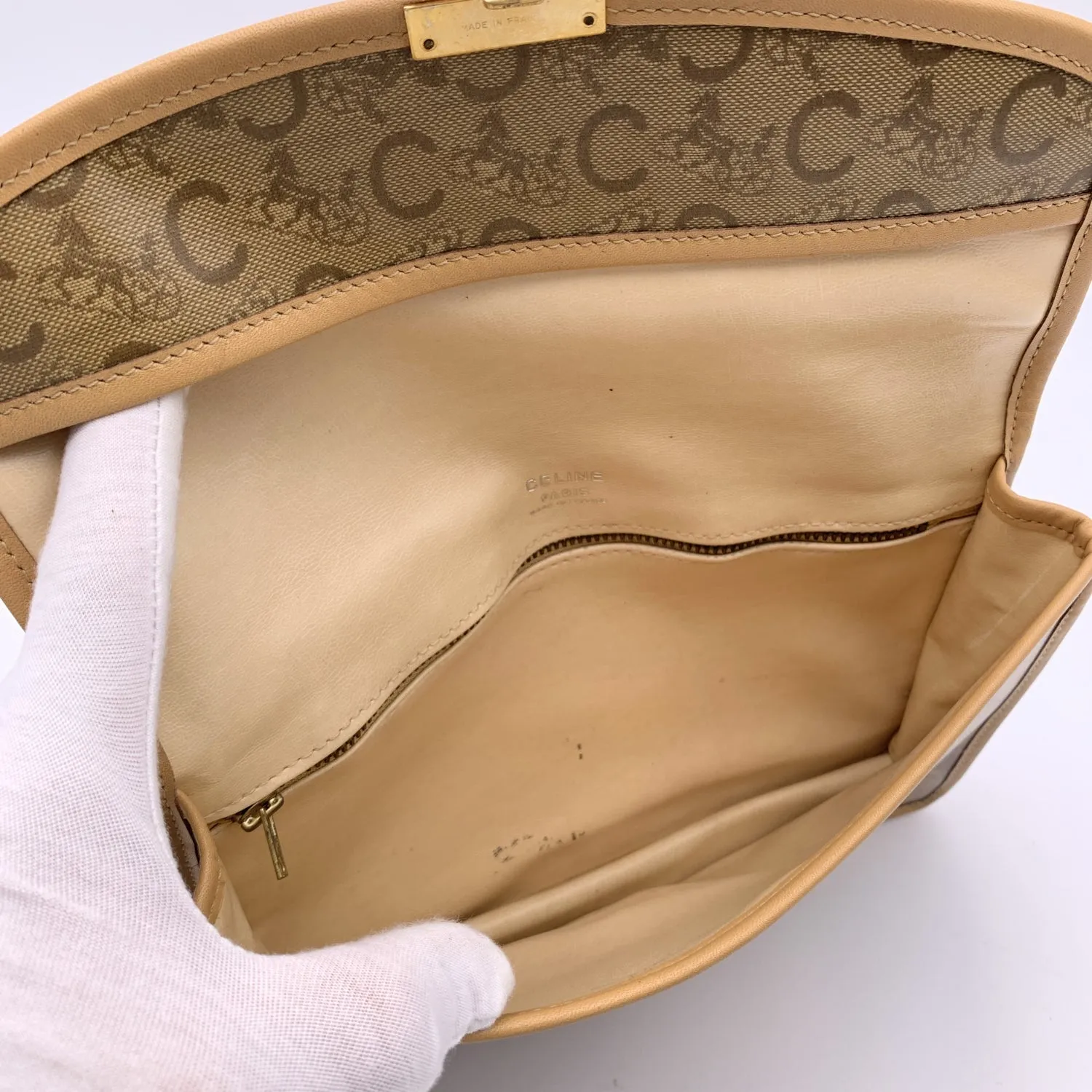 CELINE Celine Clutch Bag Vintage C Macadam
