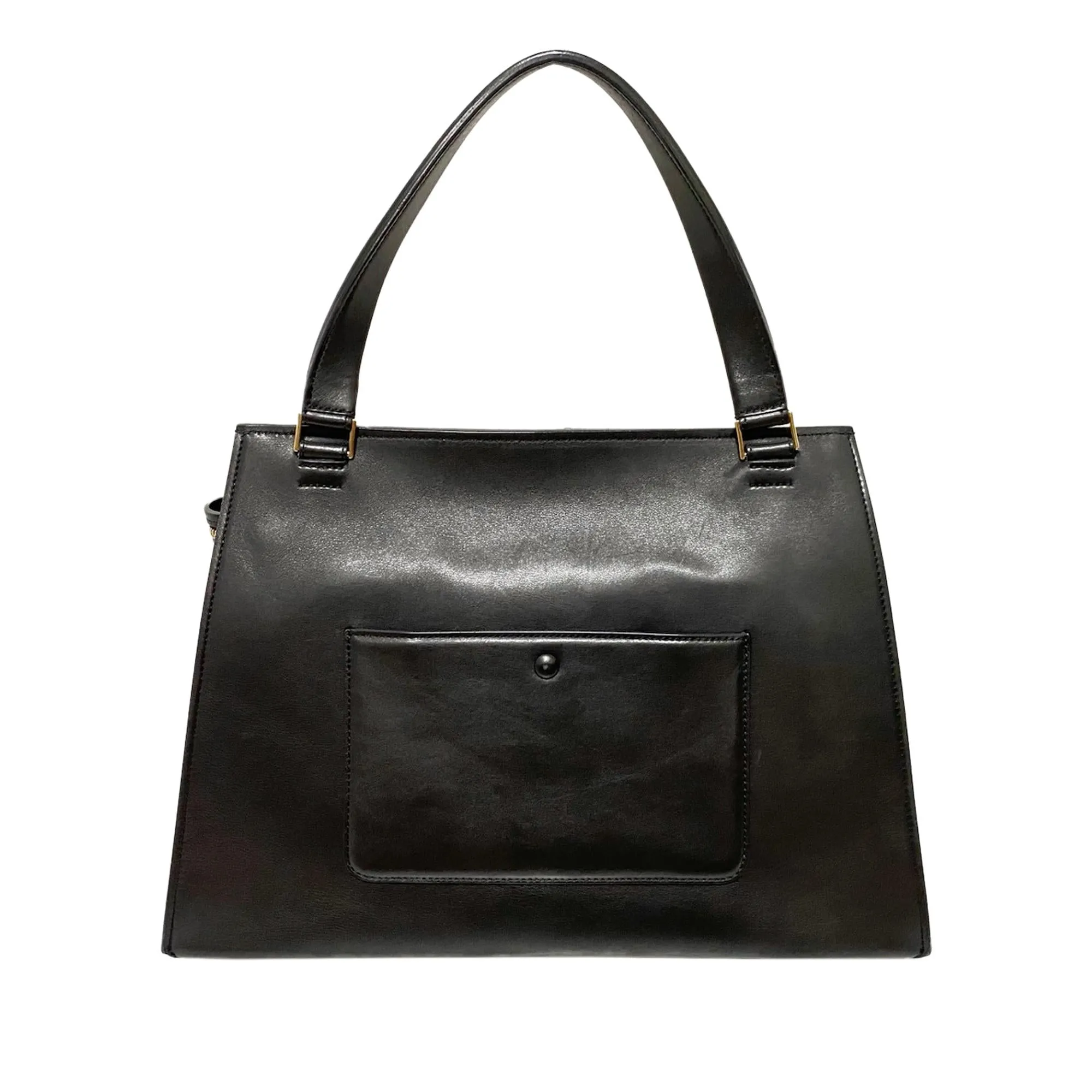Celine Medium Edge Bicolor Leather Handbag (SHG-36189)