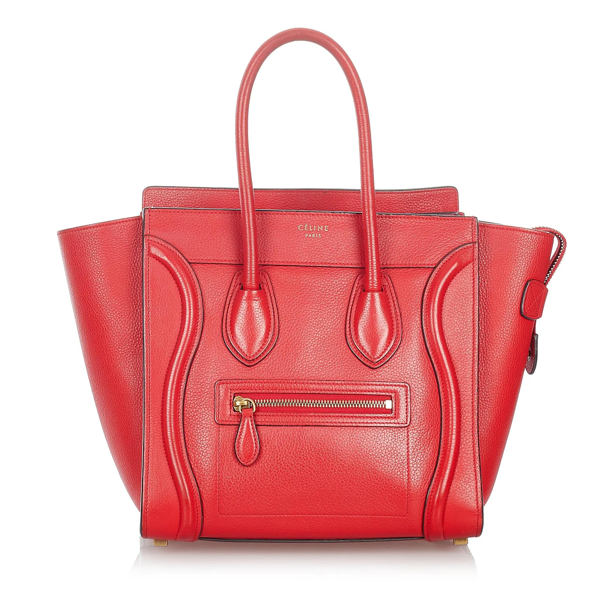 Celine Micro Luggage Leather Handbag (SHG-37633)