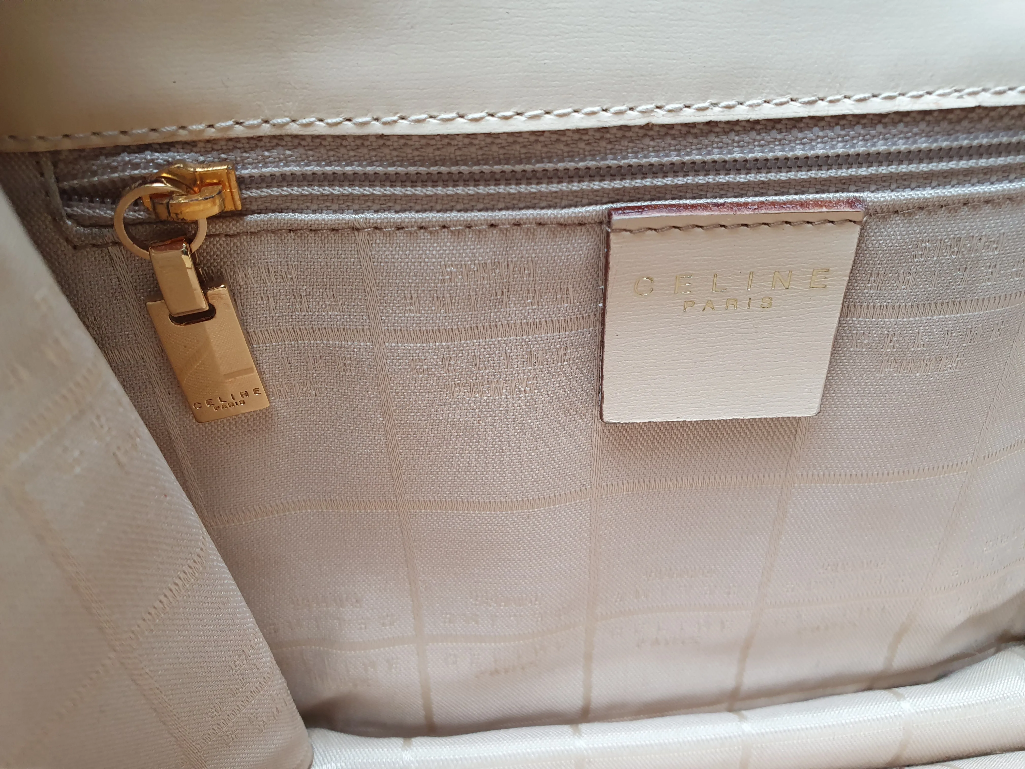 Celine vintage leather classic bag