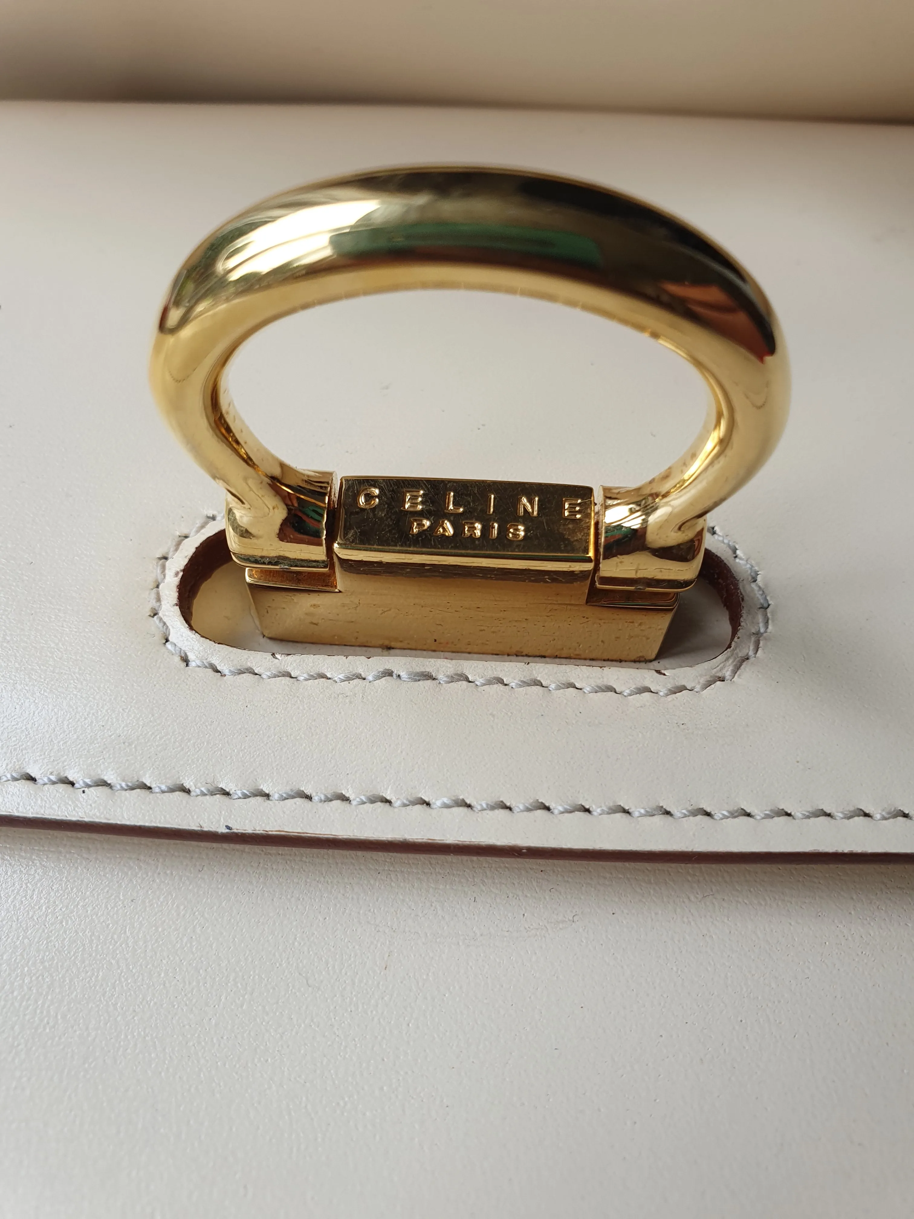 Celine vintage leather classic bag