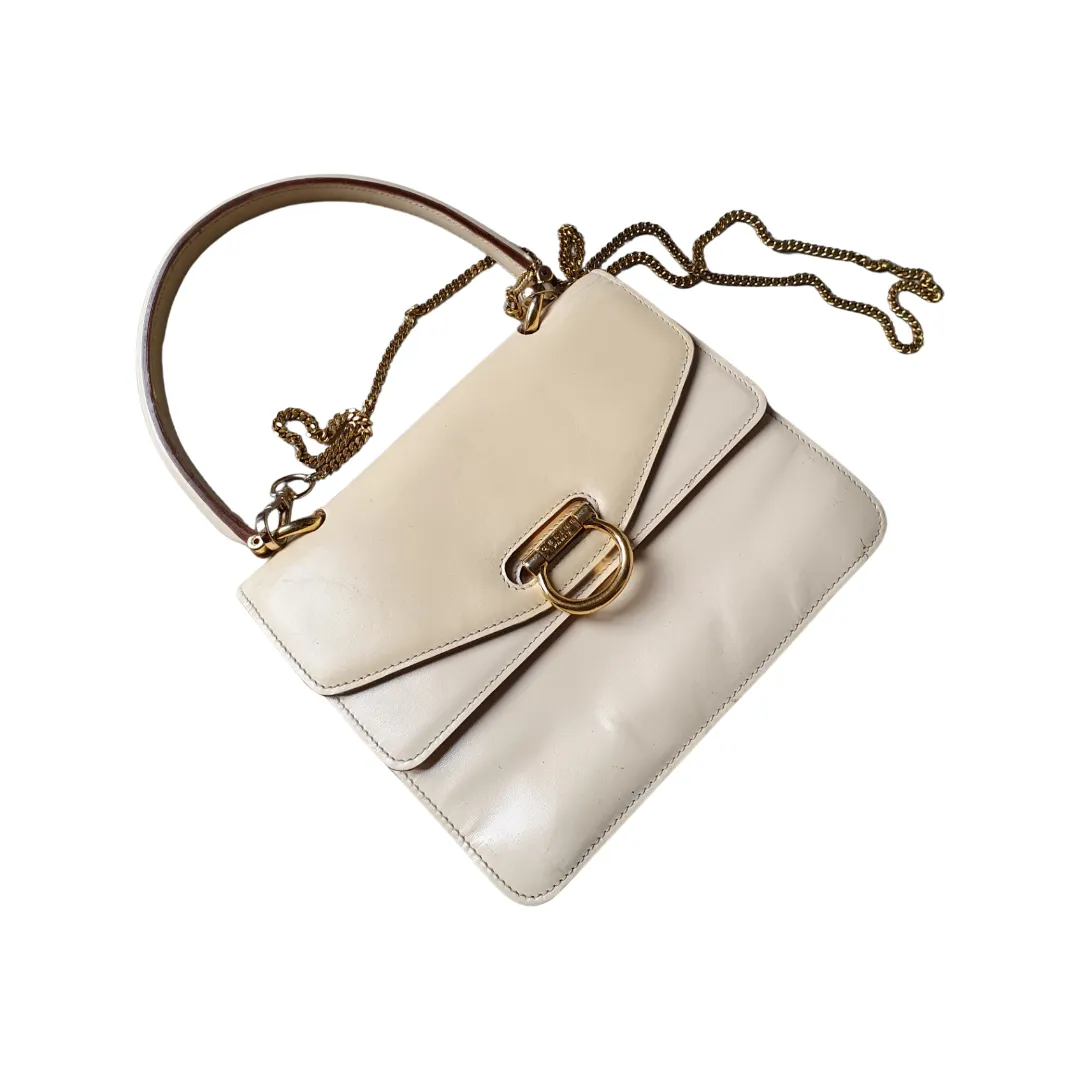 Celine vintage leather classic bag