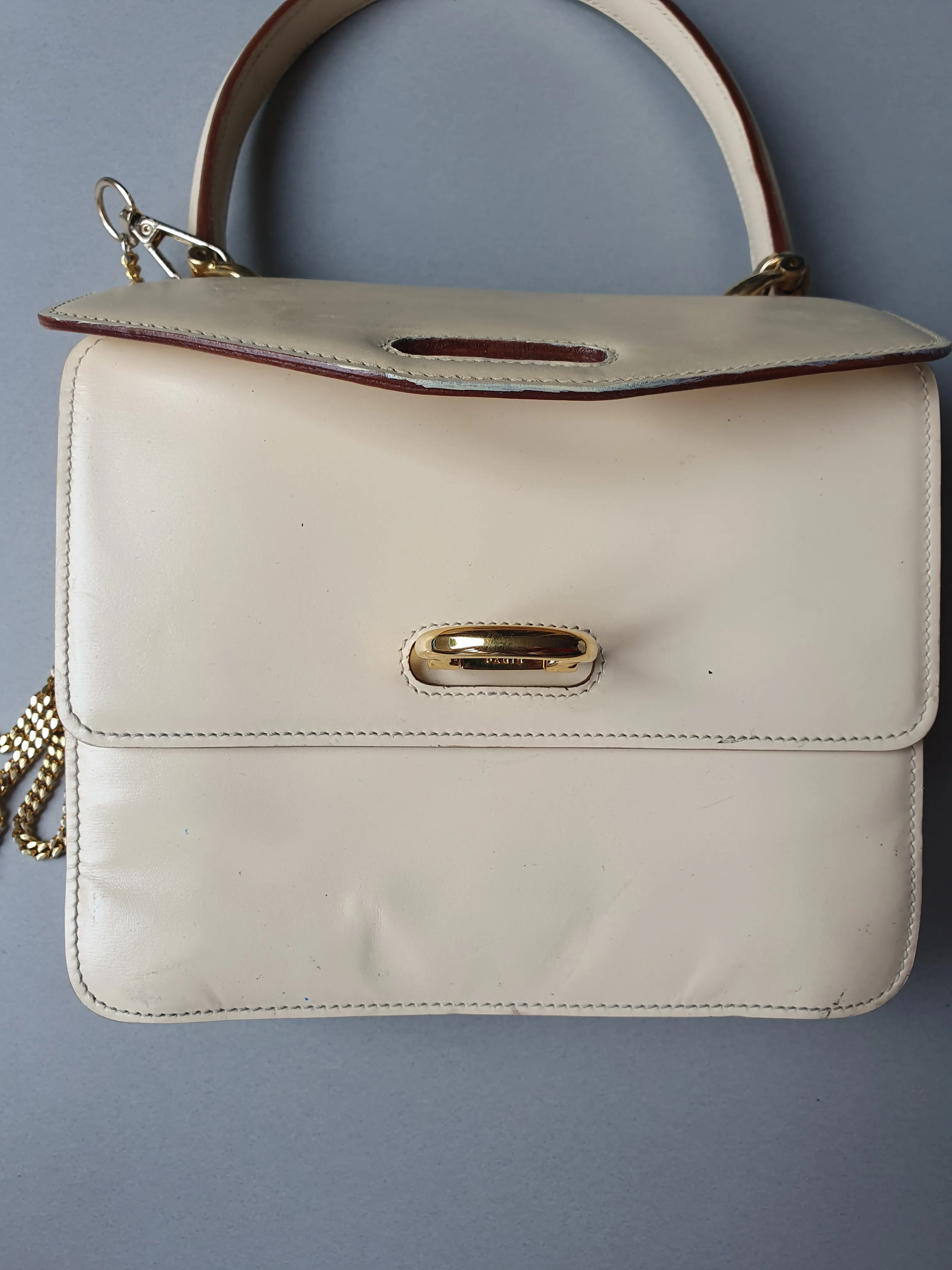 Celine vintage leather classic bag