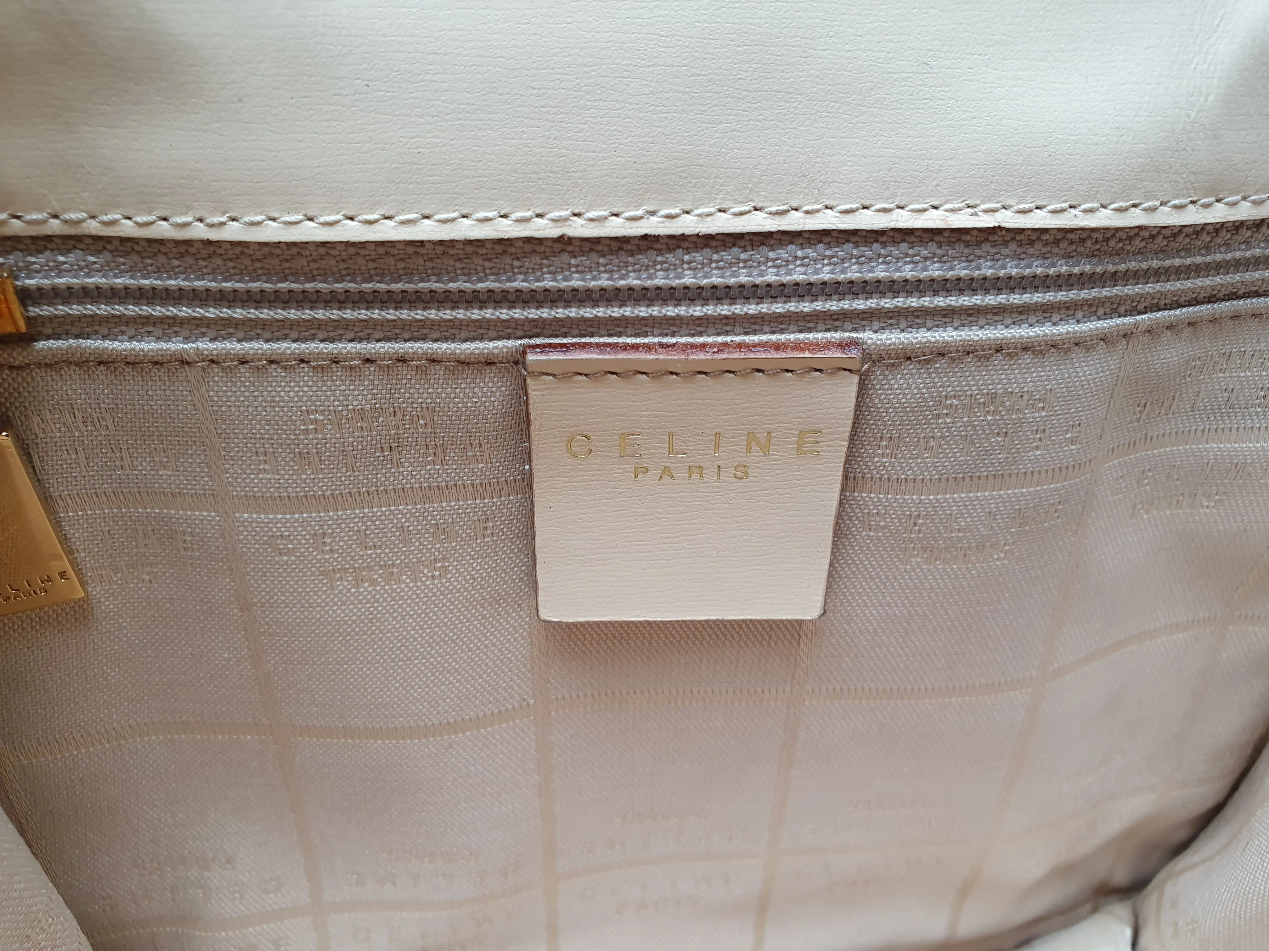 Celine vintage leather classic bag