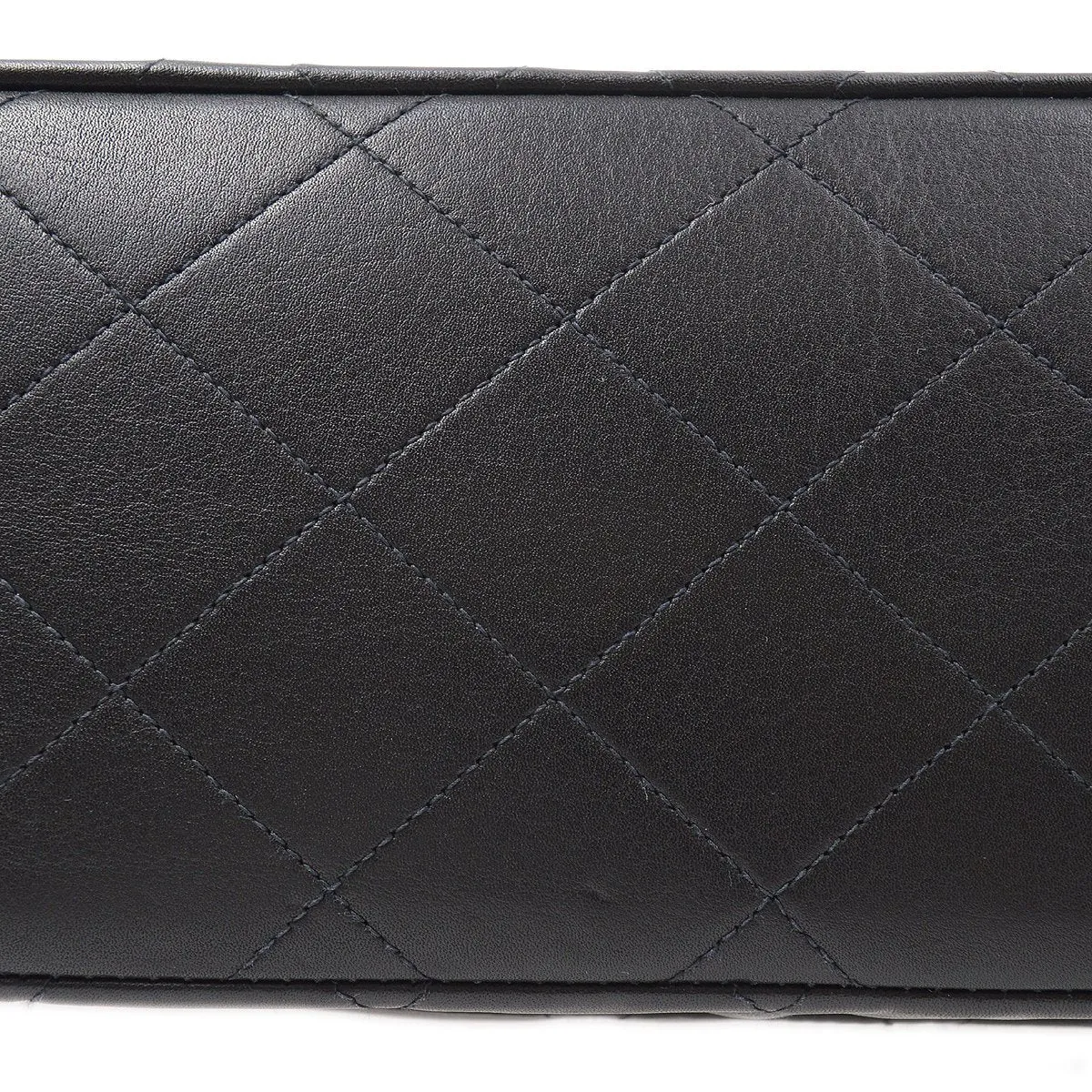 Chanel 1991-1994 Black Lambskin Classic Flap Maxi 90649