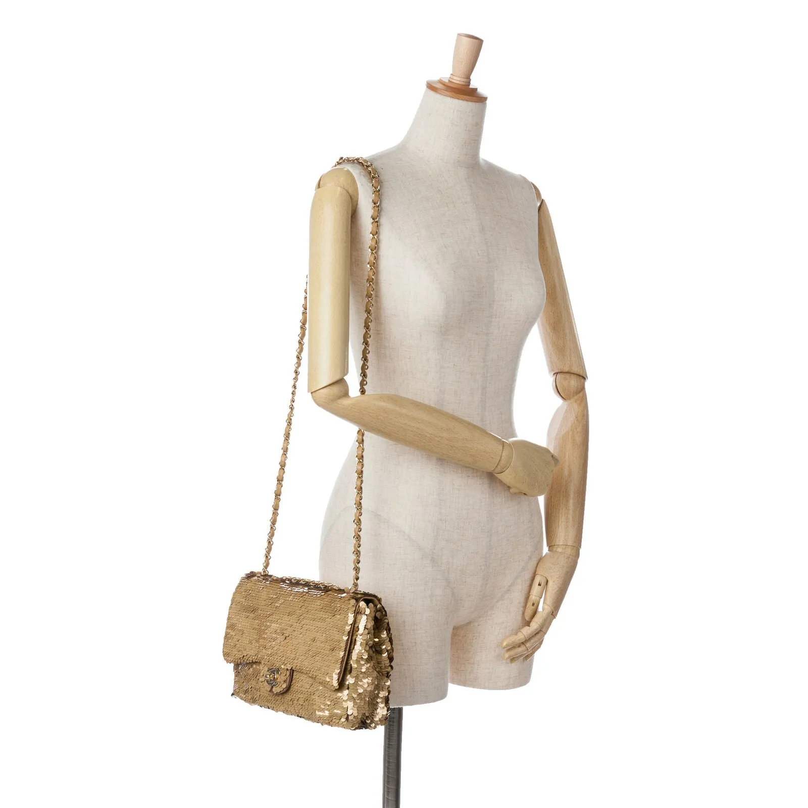 Chanel Medium Sequins Single Flap
