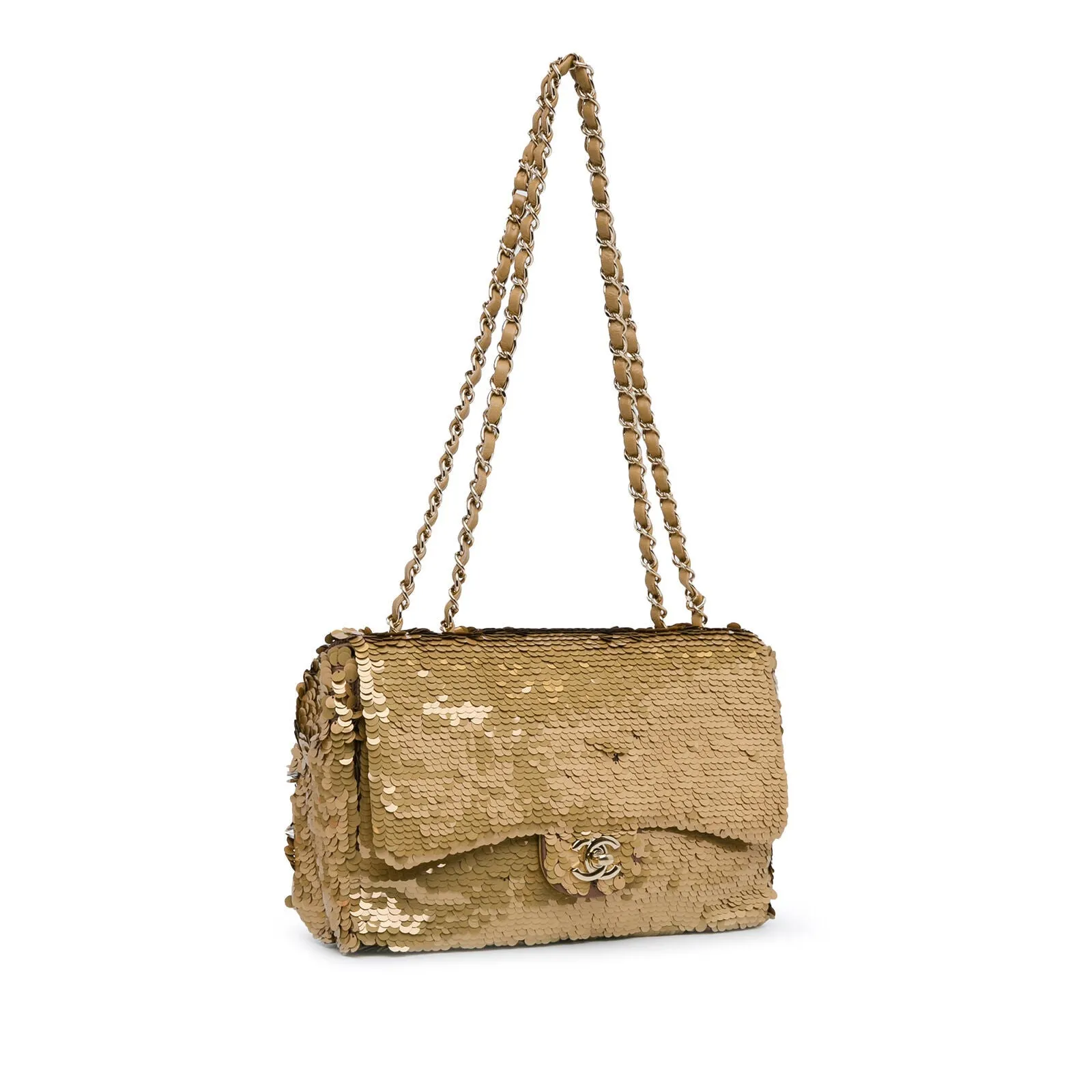 Chanel Medium Sequins Single Flap