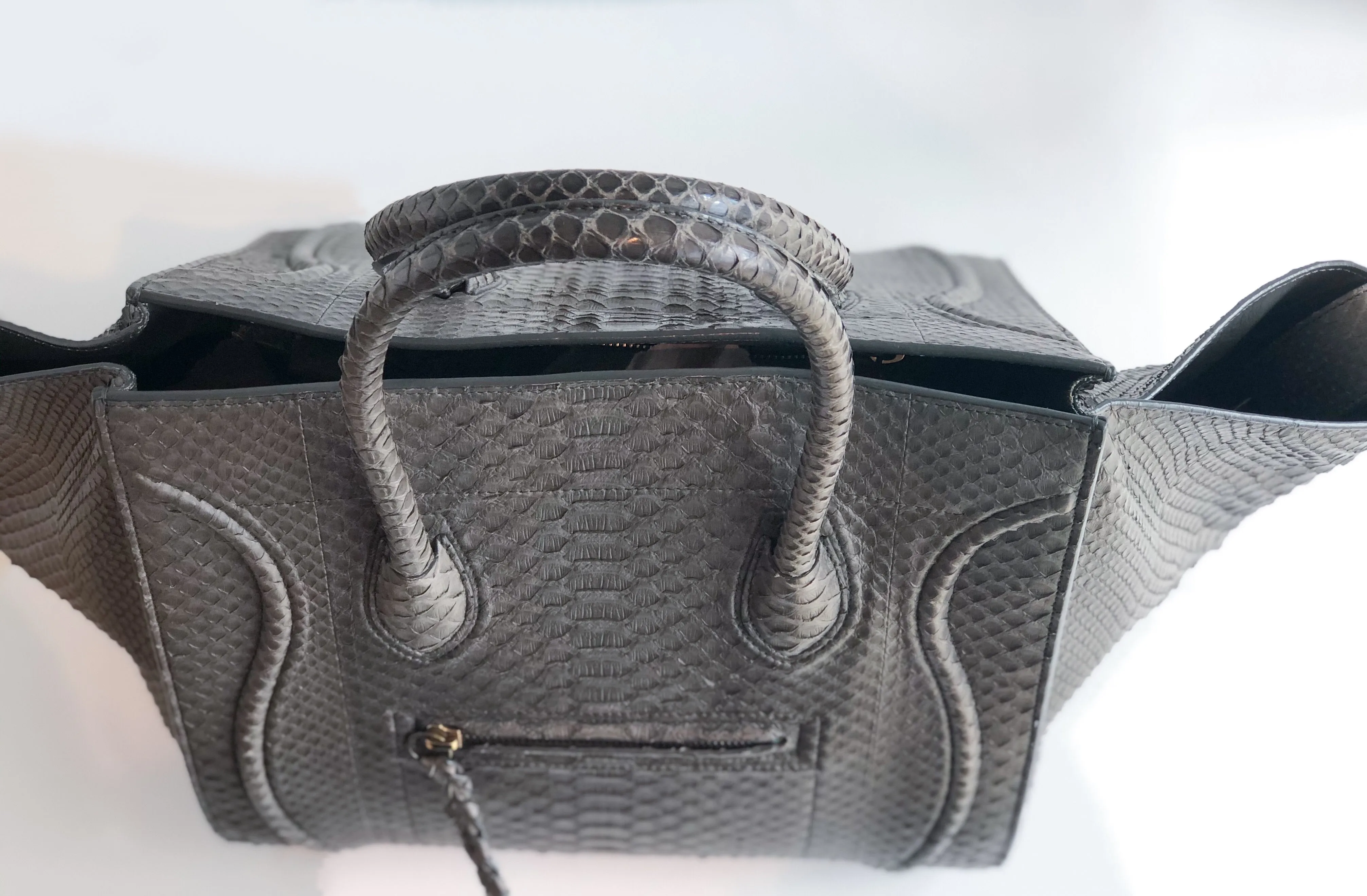 Céline Phantom Python Luggage Tote in Medium