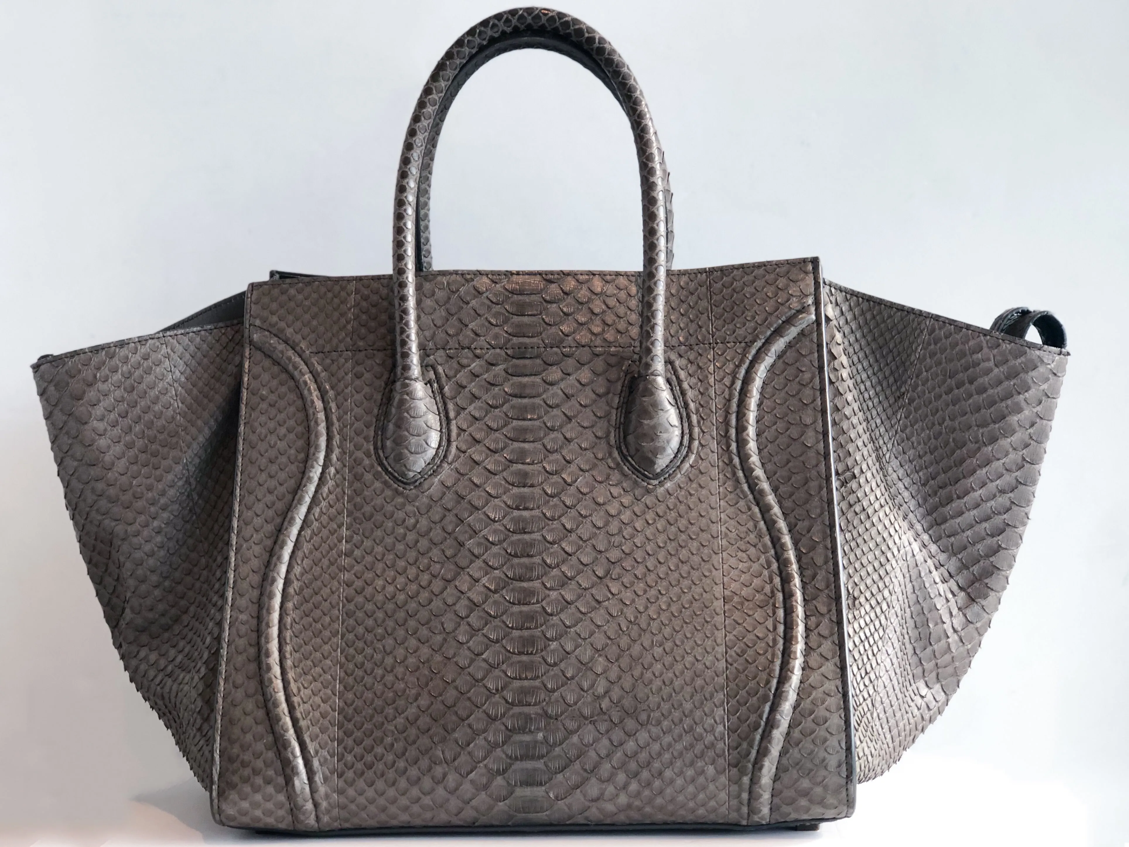 Céline Phantom Python Luggage Tote in Medium