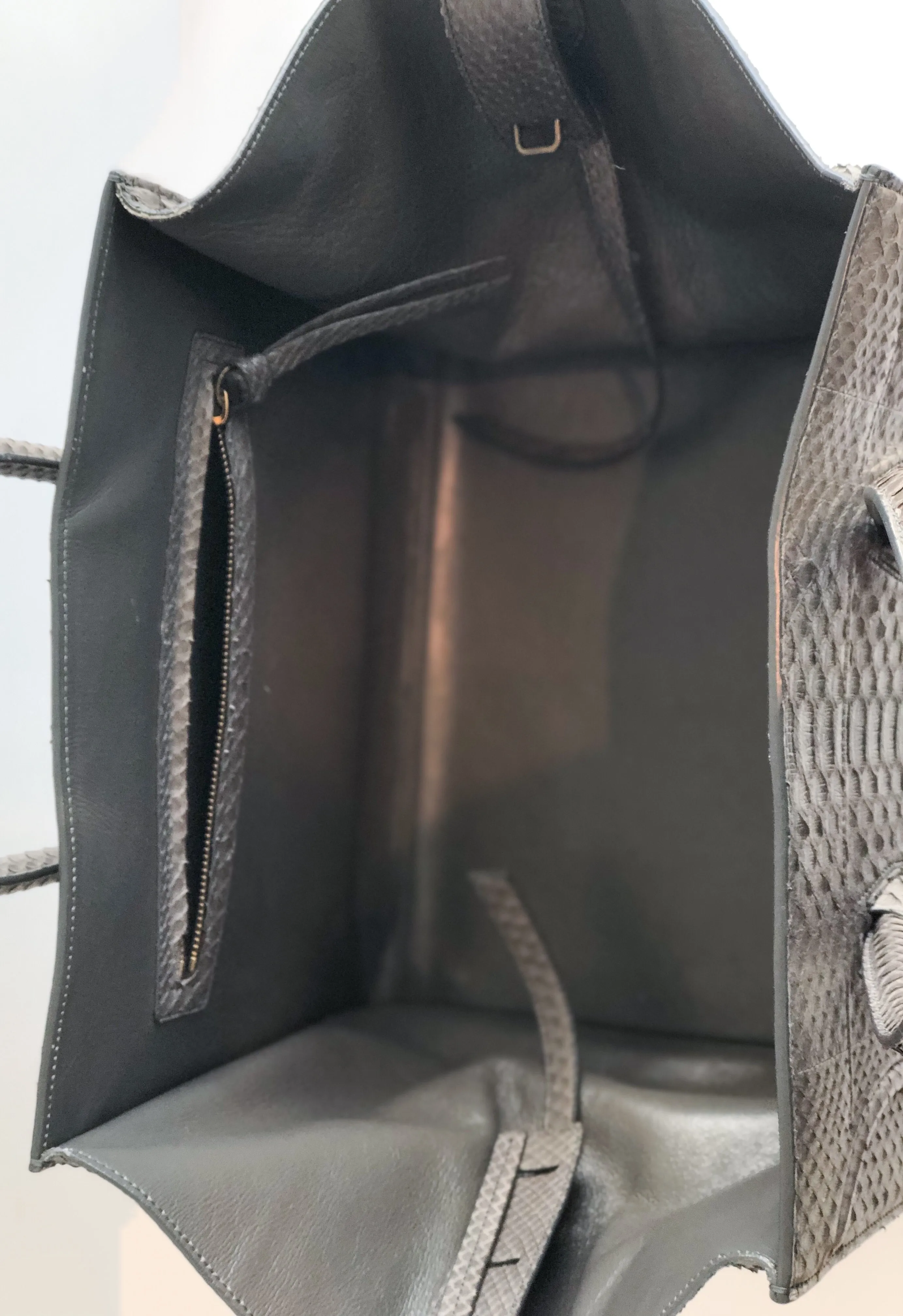 Céline Phantom Python Luggage Tote in Medium