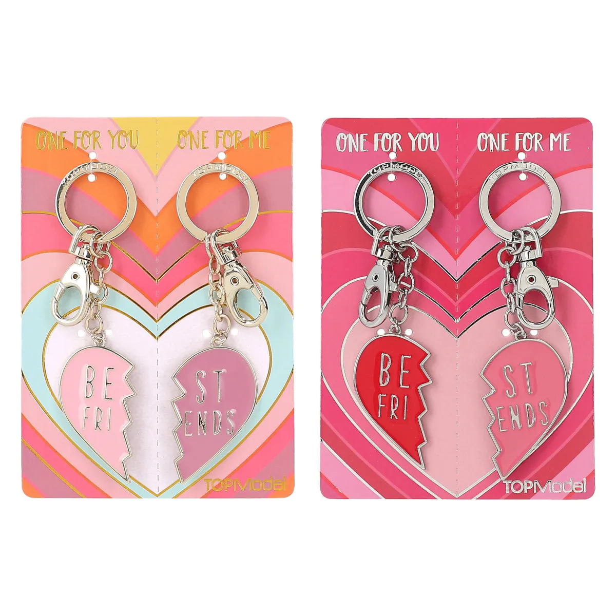 Depesche Topmodel Keyring Set Heart BFF (1pc)