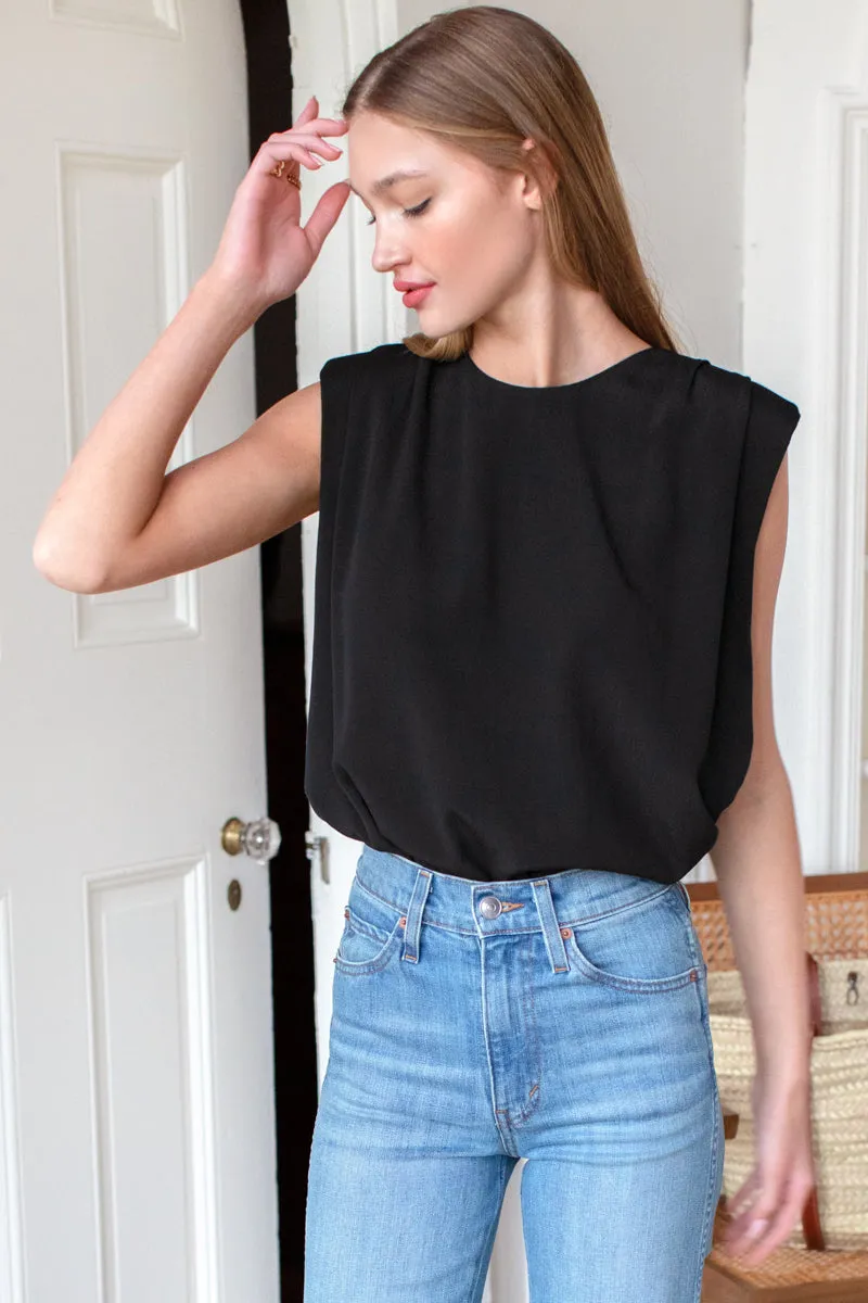 Emerson Fry Sleeveless Shirt Black   White