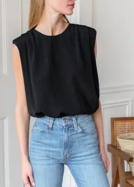 Emerson Fry Sleeveless Shirt Black   White