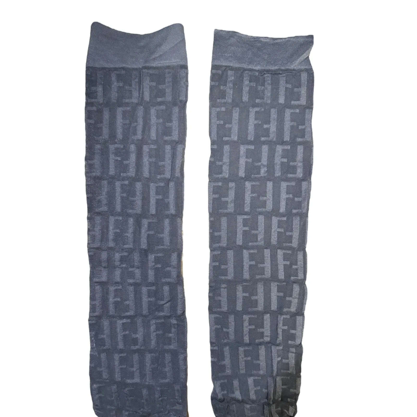 F Inspired Logo Stocking Socks - Gray