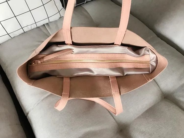Fashion Womens Brown Leather Tote Bags Brown Shoulder Tote Bags Handbags Tote For Women