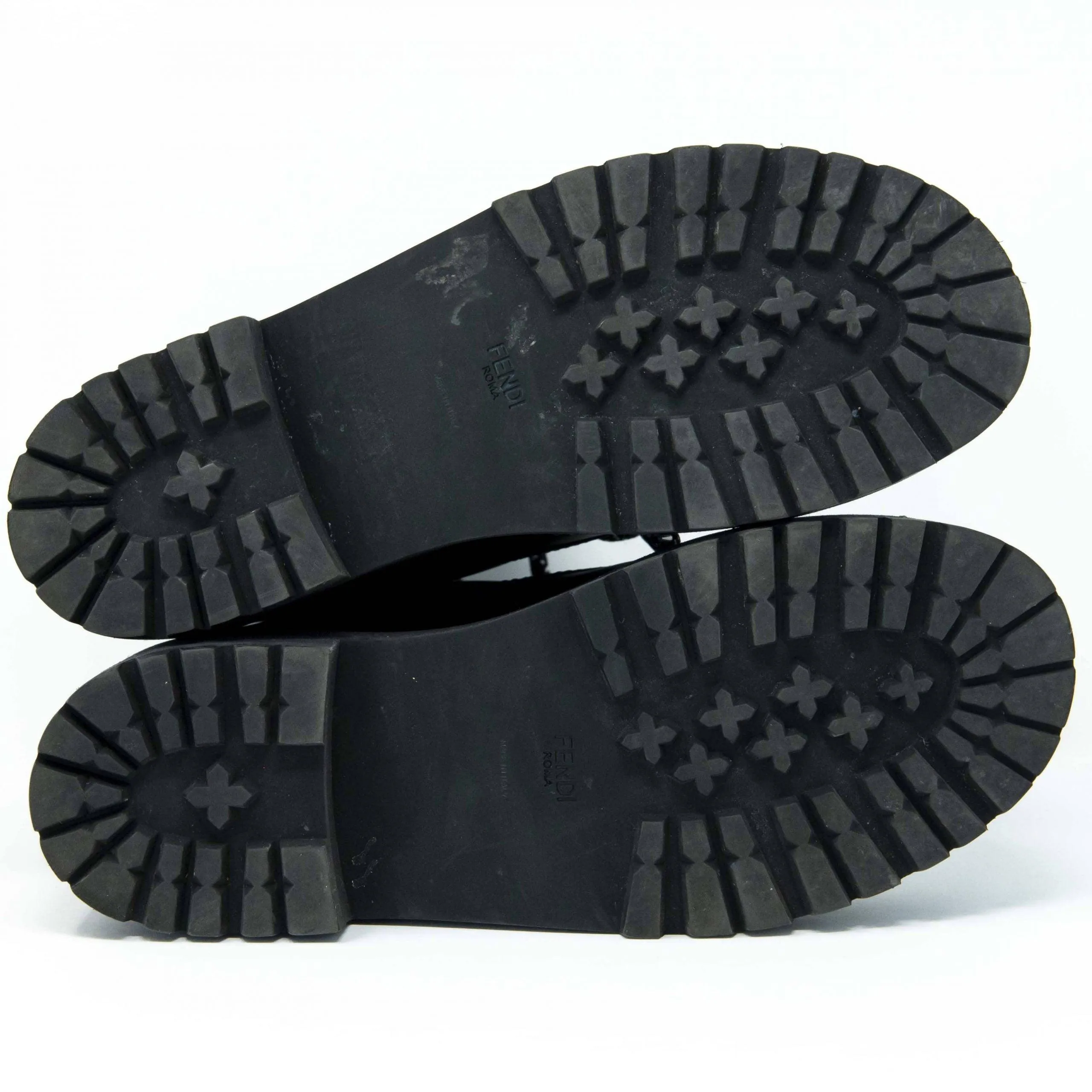 Fendi Black Freedom 50 Boots 40