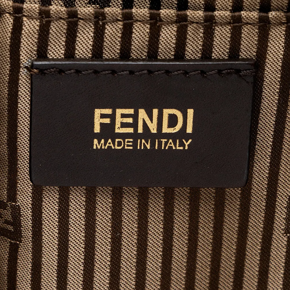 Fendi Leather Chameleon Large Satchel (SHF-18243)
