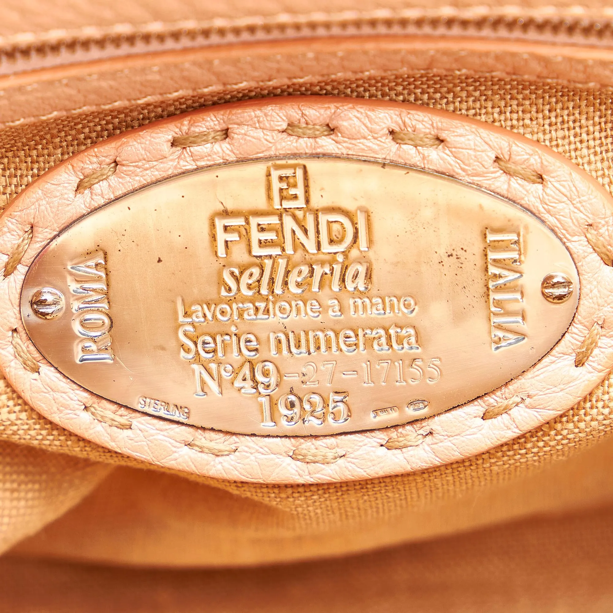 Fendi Selleria Leather Handbag (SHG-27467)
