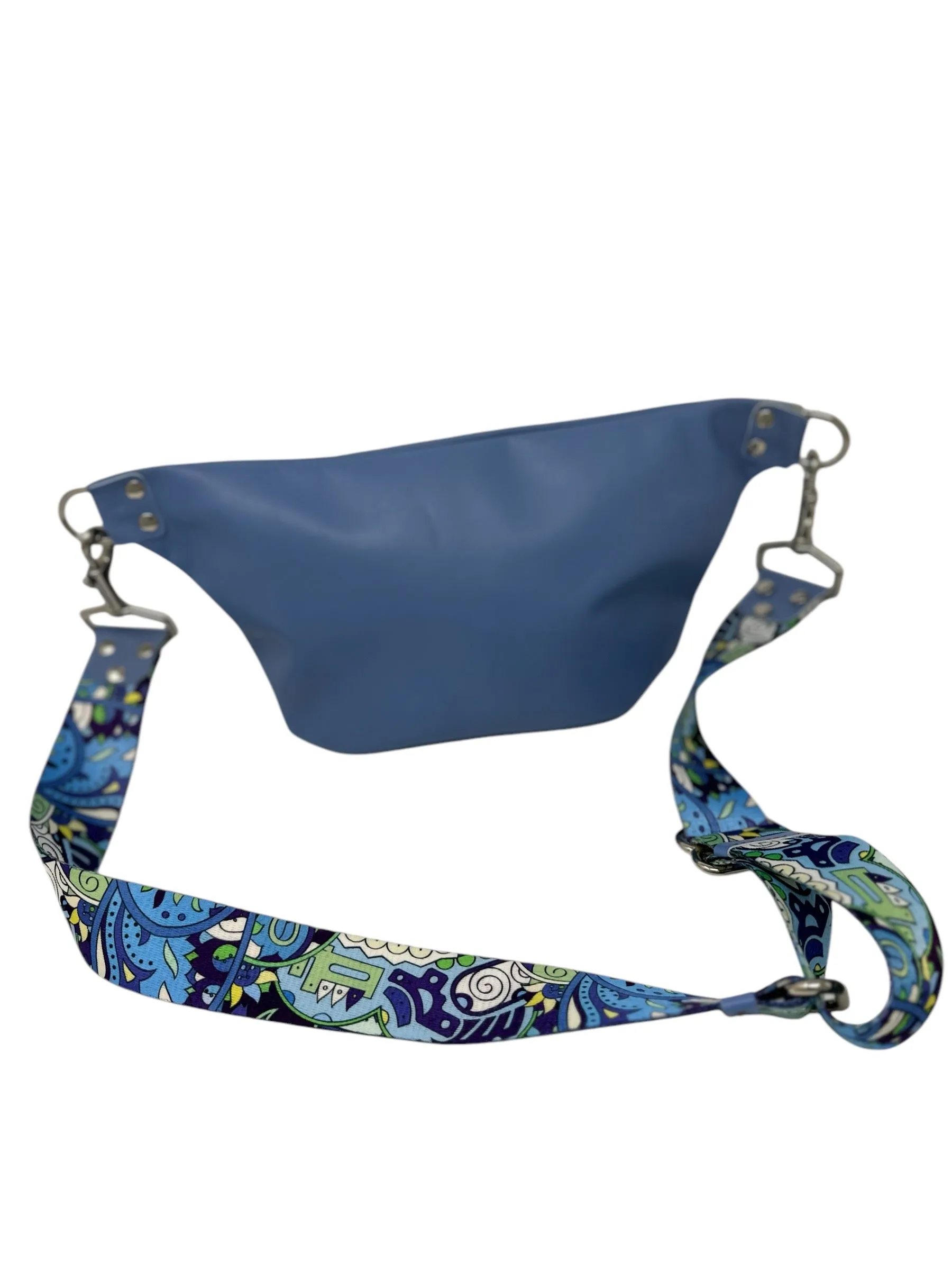 Hendry Sling Bag - Blue Leather