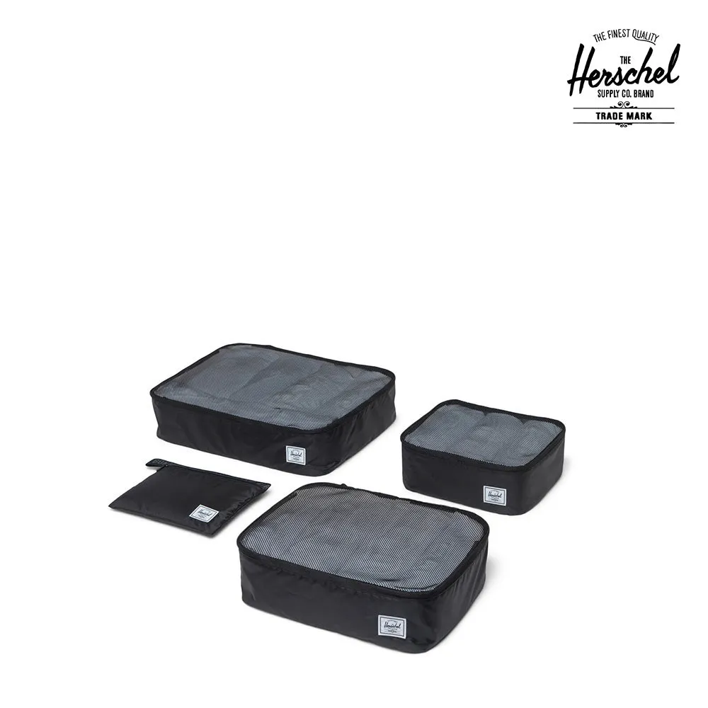 Herschel Kyoto Packing Cubes Black
