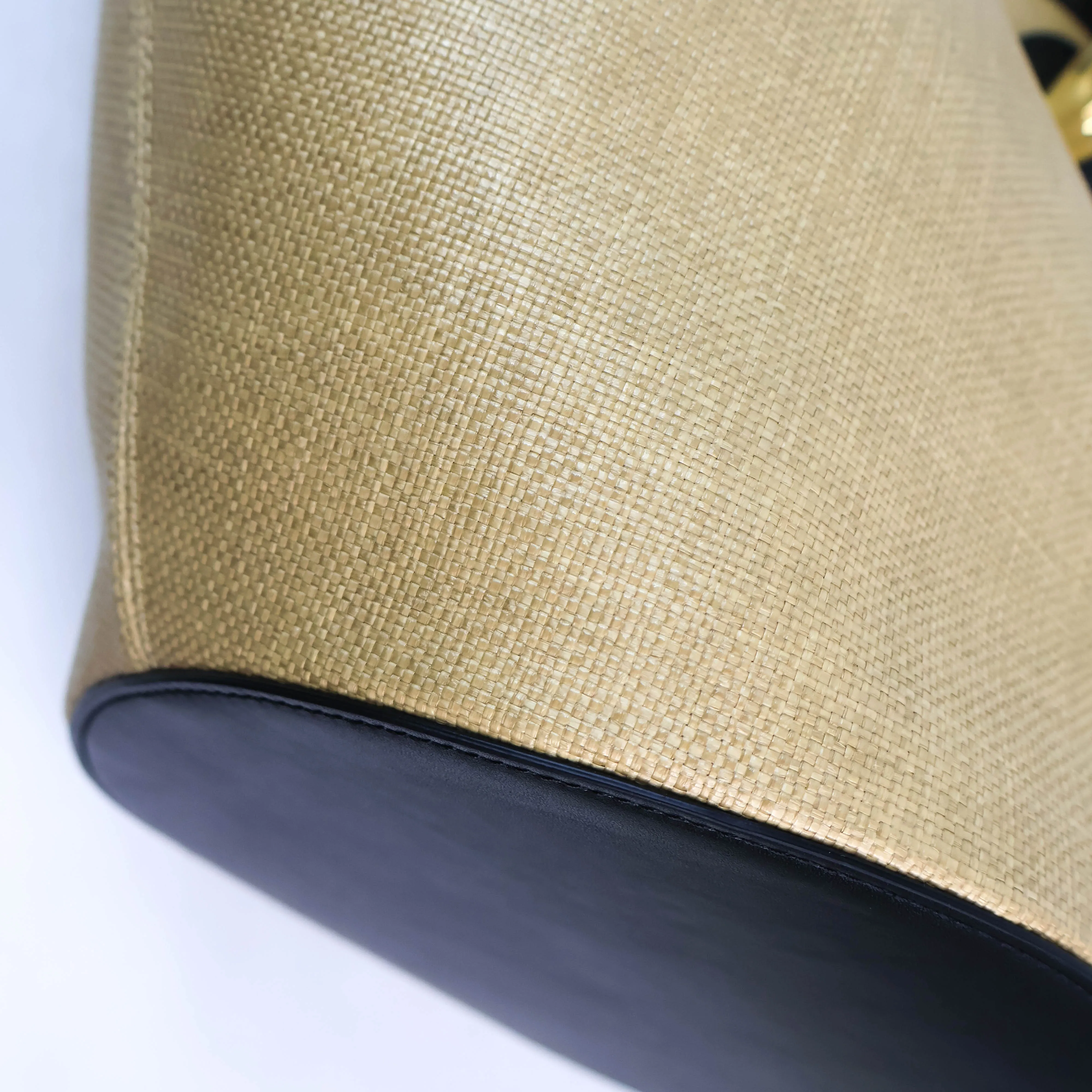 Jacquemus Le Bambola Bucket Beige Black