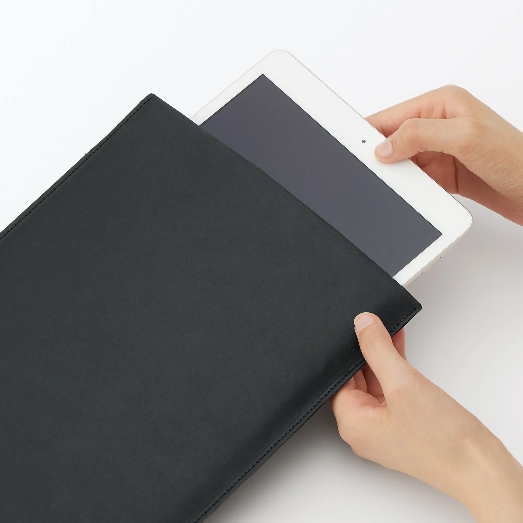Jeans' Back Patch Tablet Case - Dark Grey