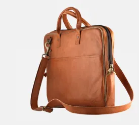 Johnny Fly Co. Leather Laptop Sling Bag