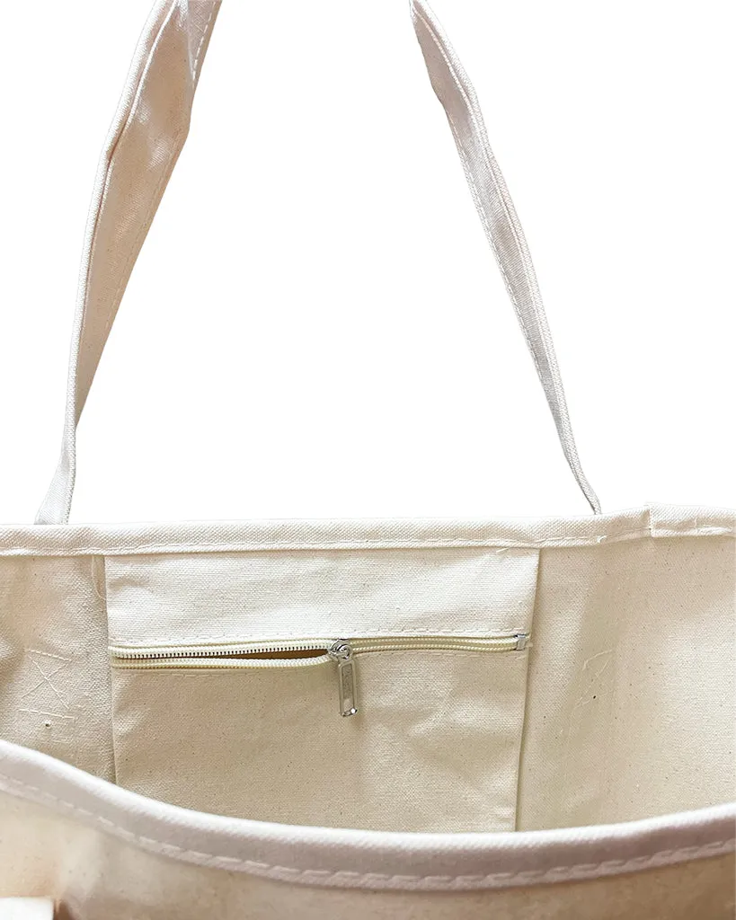 Jumbo Size Heavy Canvas Deluxe Tote Bags Customized - Personalized Tote Bags With Your Logo - TG215 - Alternative Colors