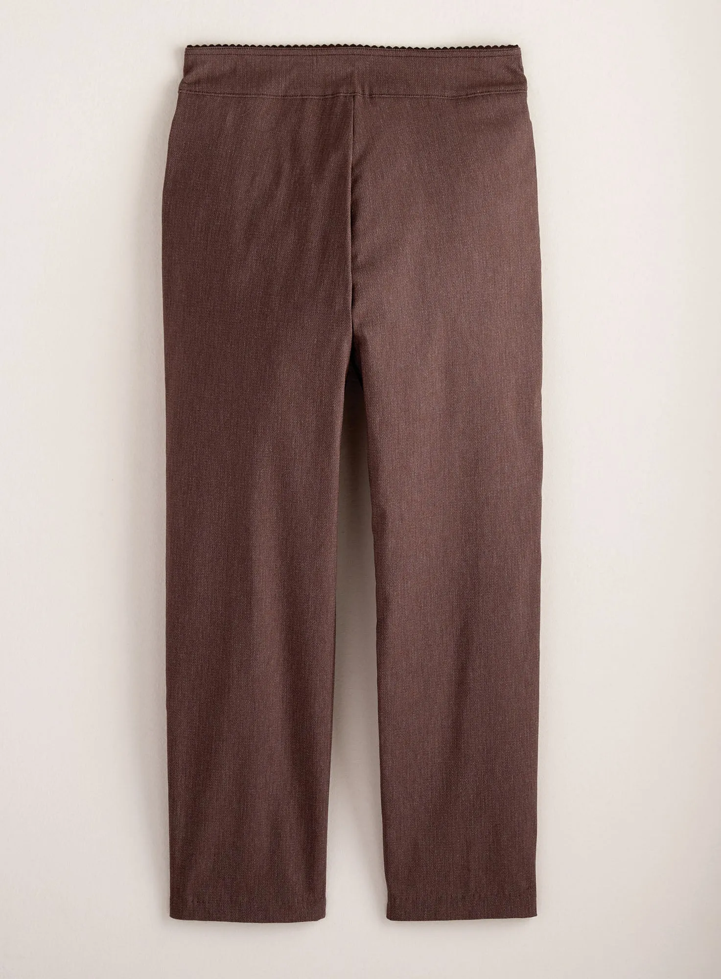Kick It Up Flat Front Pants - Heathered Hues