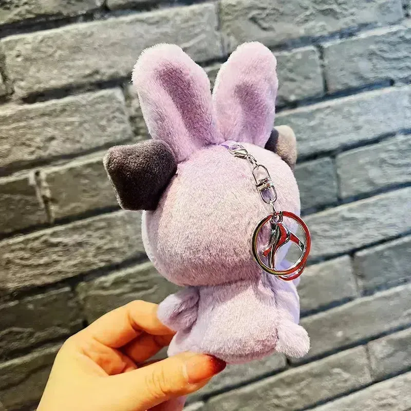 Kuromi Bunny Plush Keychain