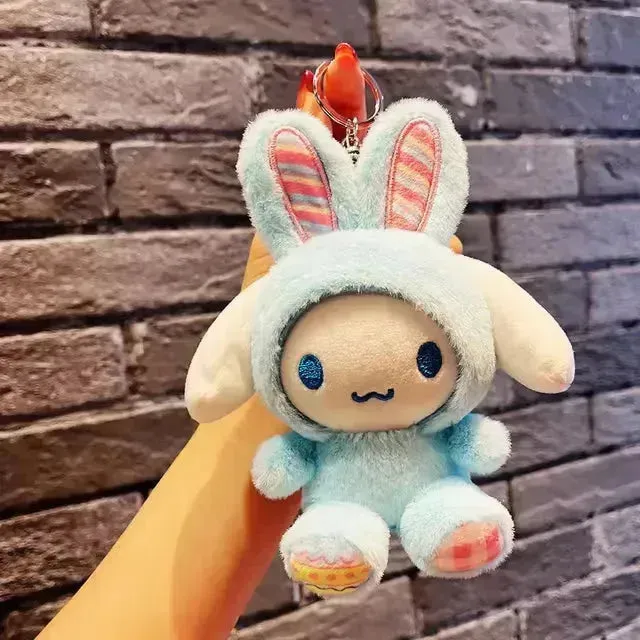 Kuromi Bunny Plush Keychain