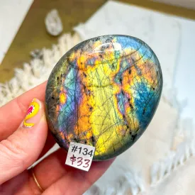Labradorite Engraved with Mandala or Flower of Life *YOU PICK or Intuitively Selected*