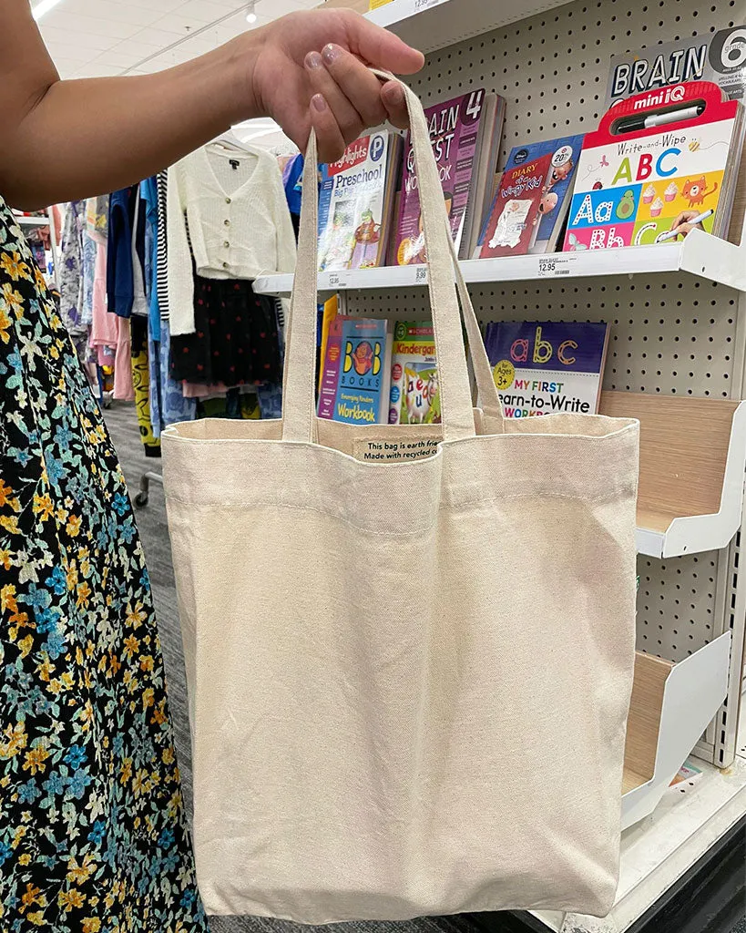 Large Recycled Canvas Bag w/Full Gusset - RC241