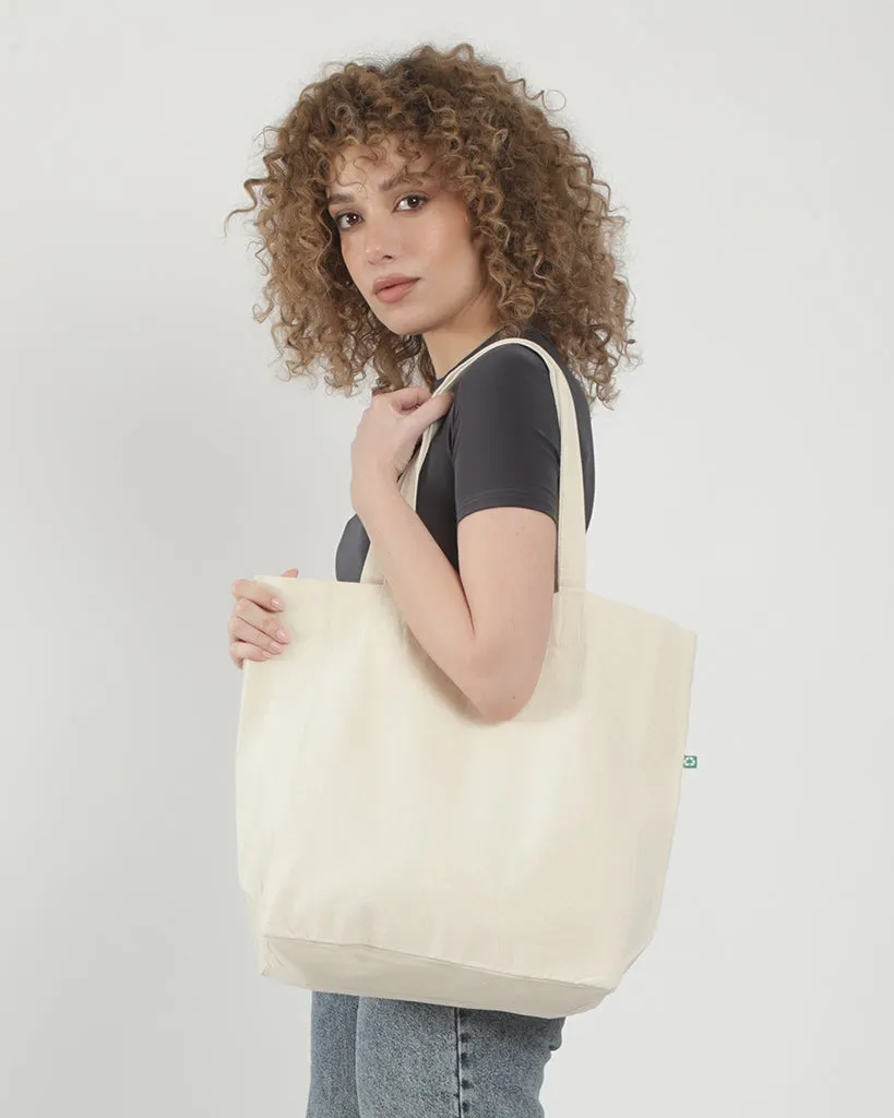 Large Recycled Canvas Bag w/Full Gusset - RC241