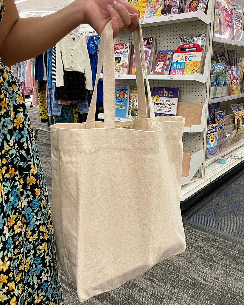 Large Recycled Canvas Bag w/Full Gusset - RC241