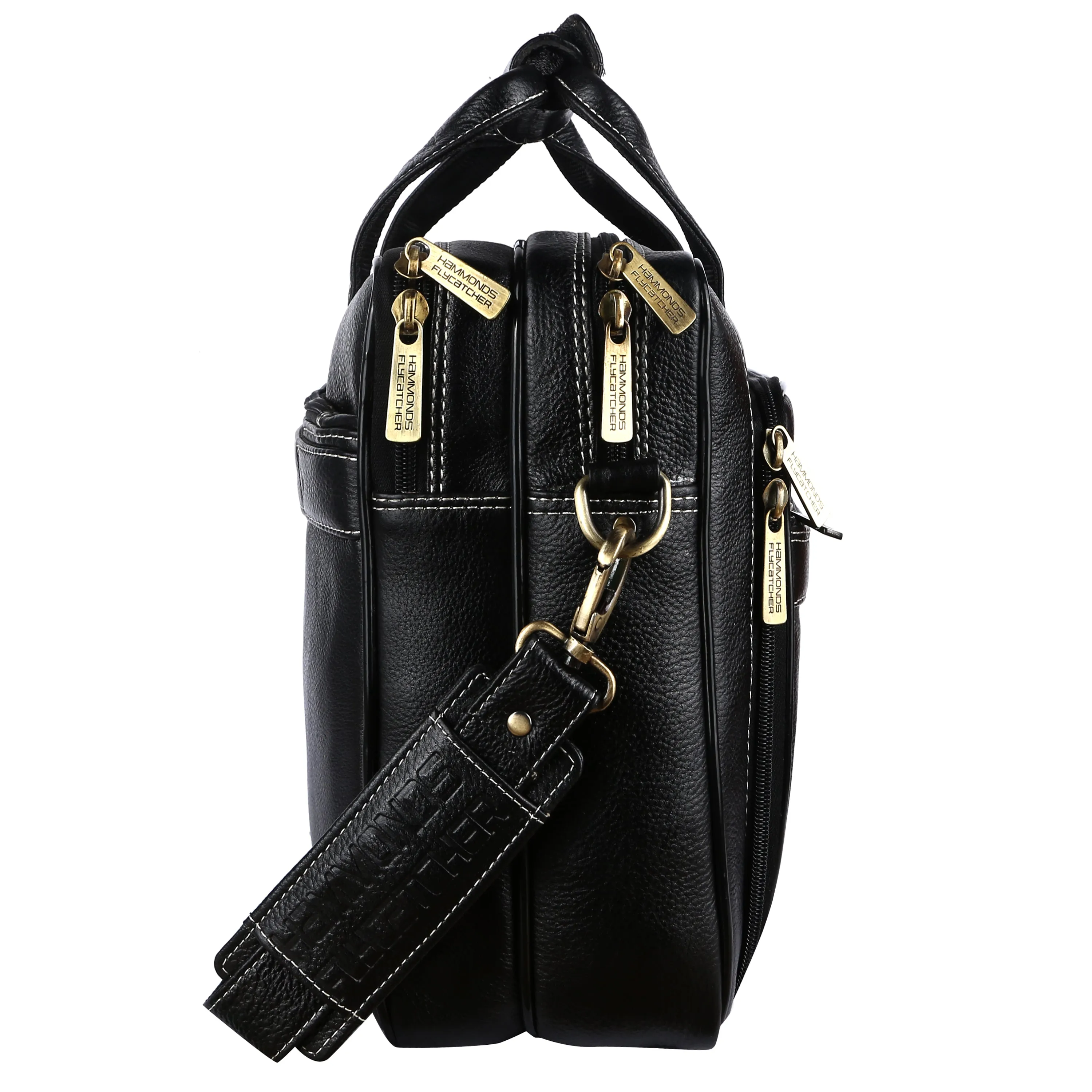Leather Office Laptop Bags For Mens - Fits Up to 16-inch Laptop/MacBook - 1 Year Warranty Included