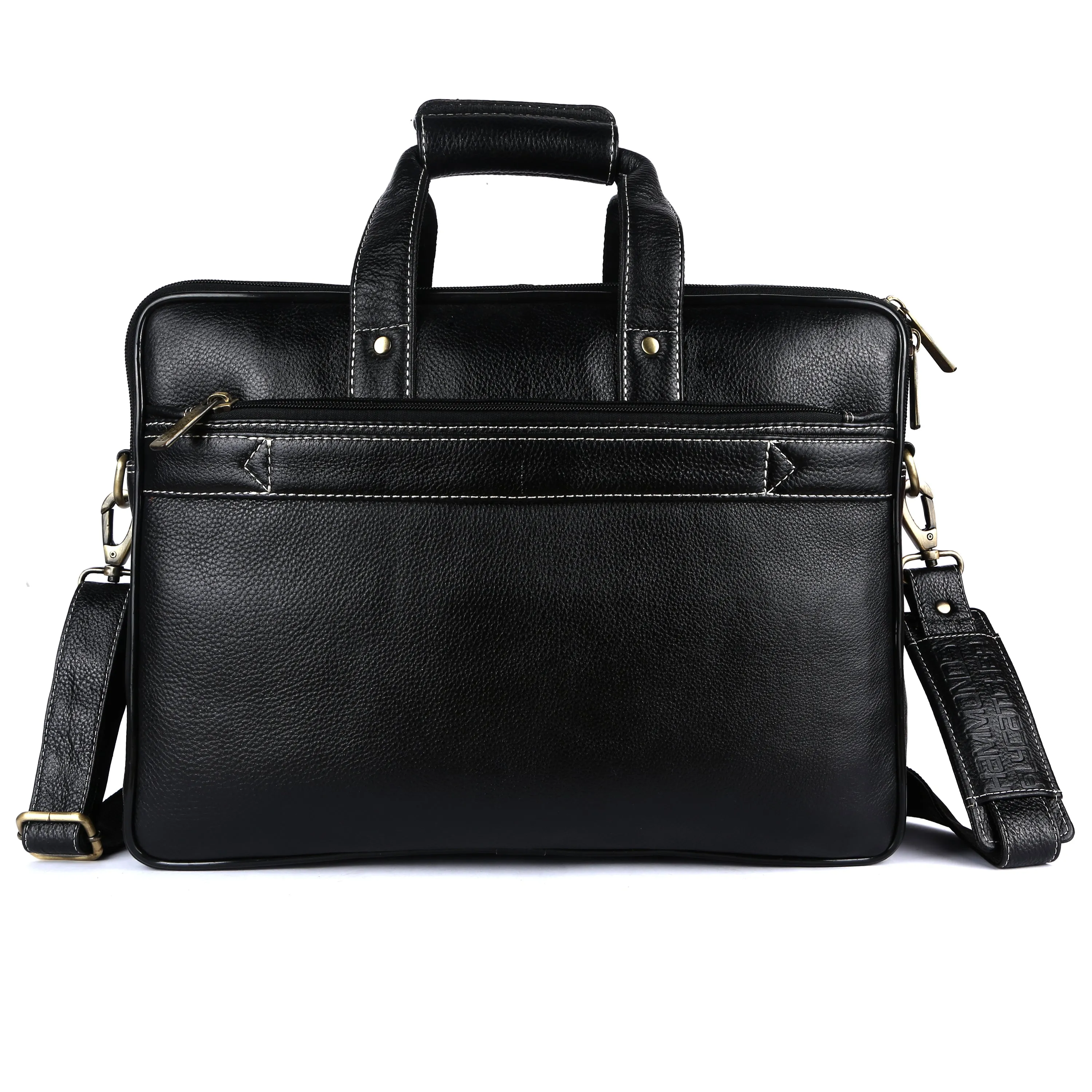 Leather Office Laptop Bags For Mens - Fits Up to 16-inch Laptop/MacBook - 1 Year Warranty Included