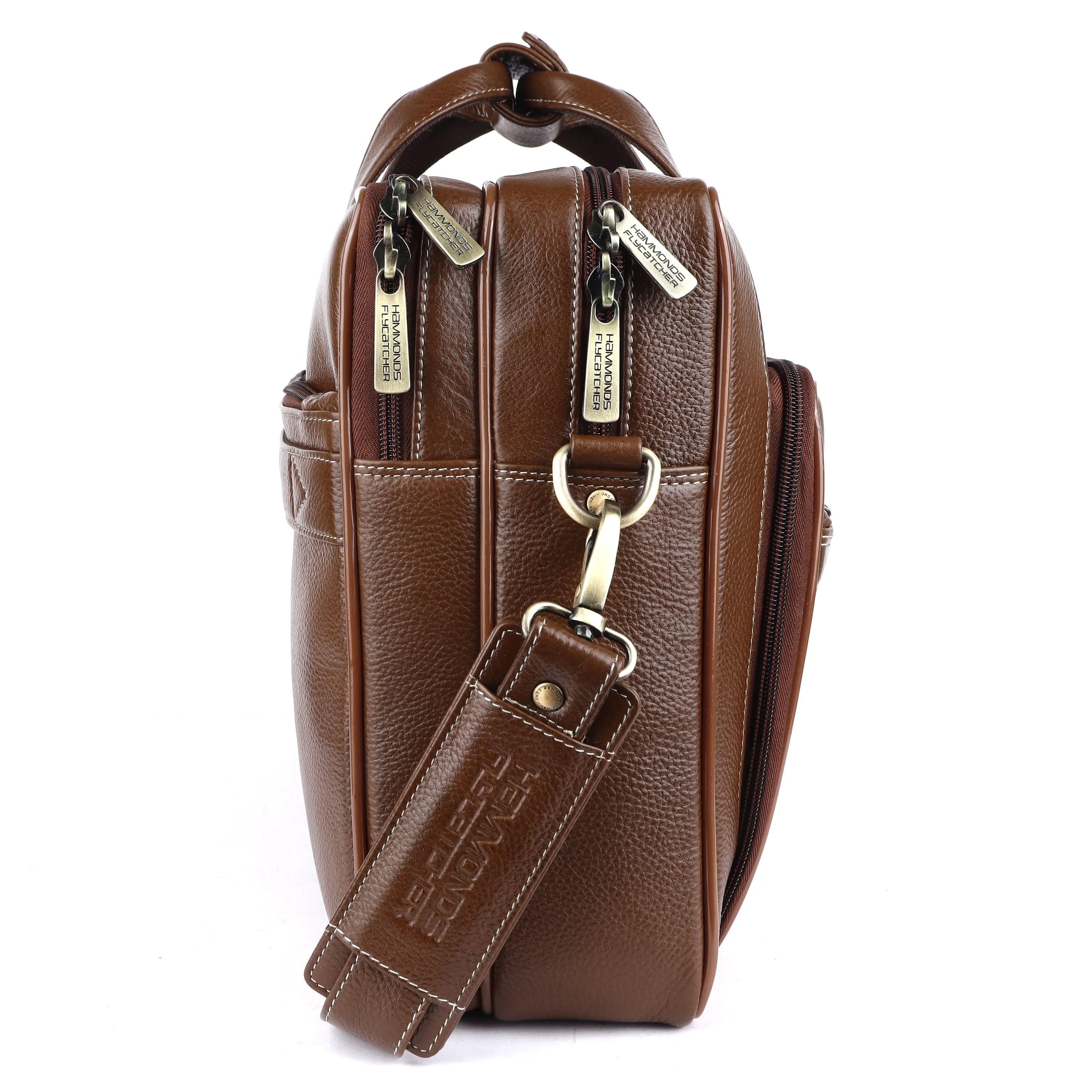 Leather Office Laptop Bags For Mens - Fits Up to 16-inch Laptop/MacBook - 1 Year Warranty Included