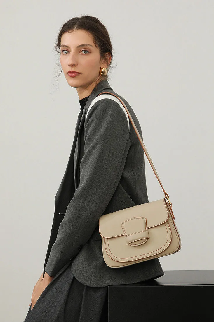 Leather Shoulder Saddle Bag